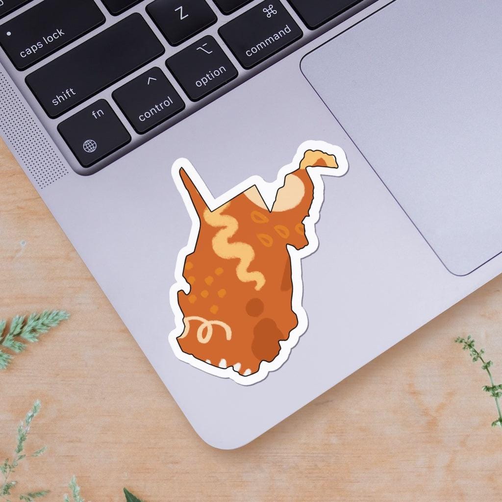  West Virginia Orange Abstract Sticker、mySite、ghnorth