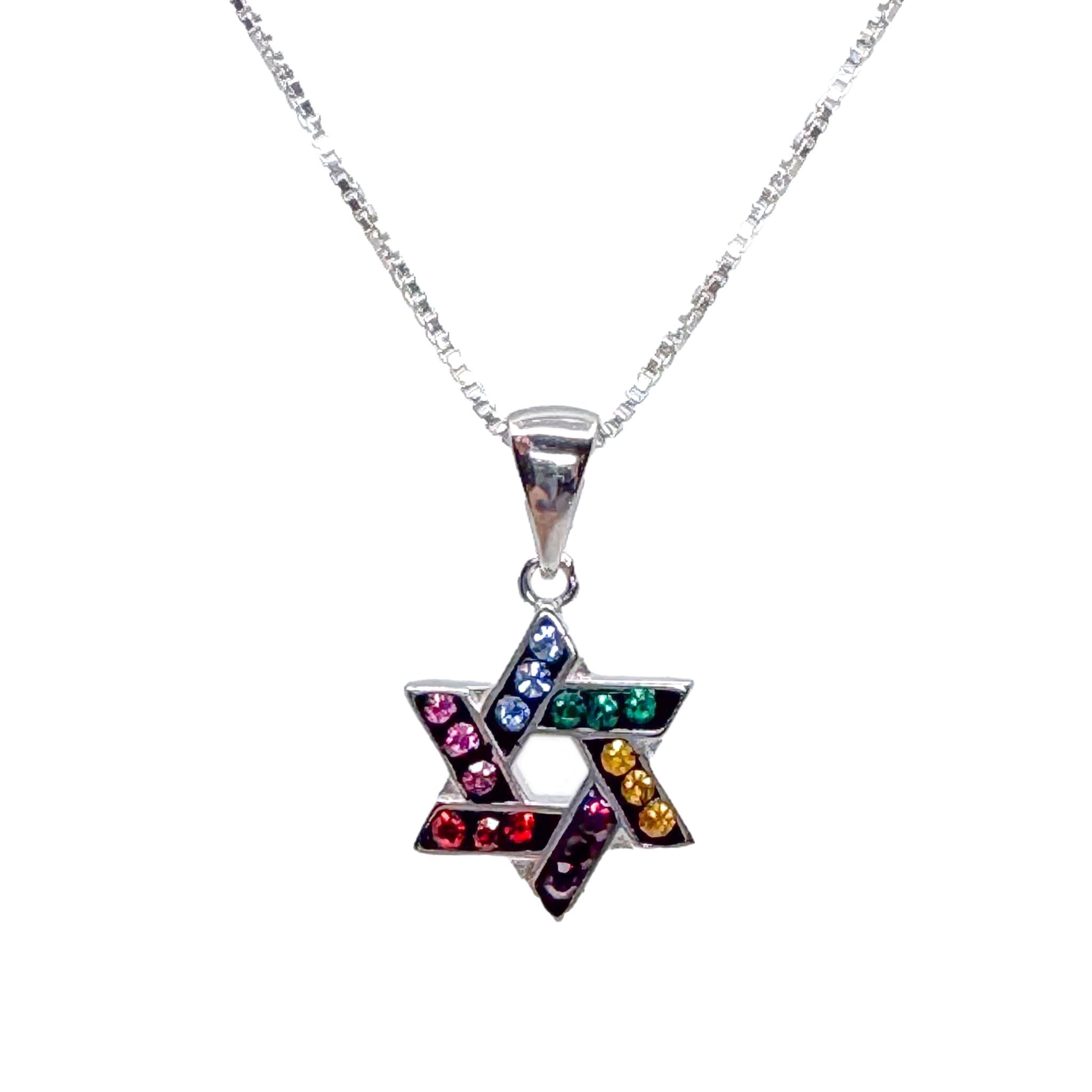  Rainbow Crystals Star Necklace、mySite、elrpsem3k