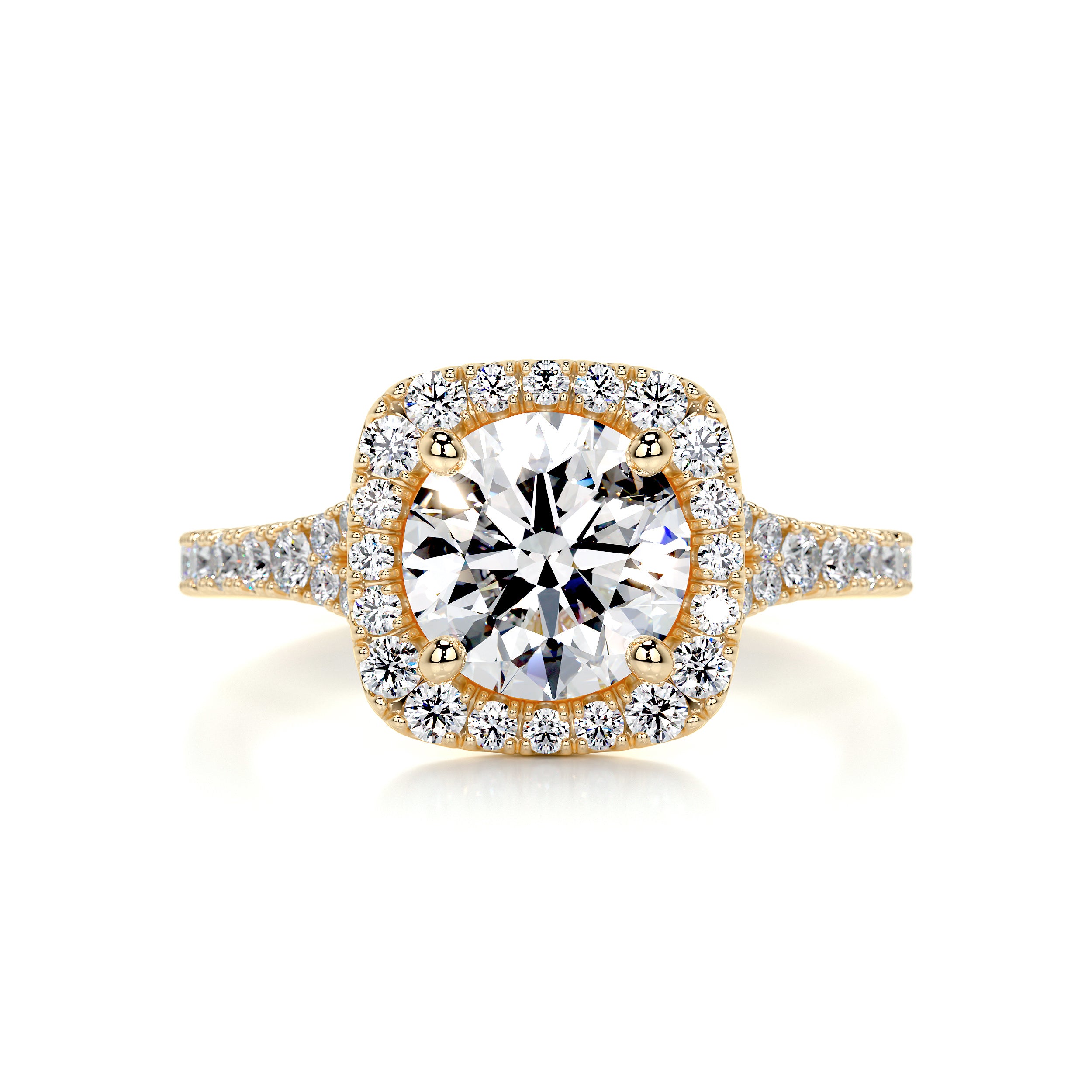 Addison Diamond Engagement Ring -18K Yellow Gold、mySite、hinf8tx79
