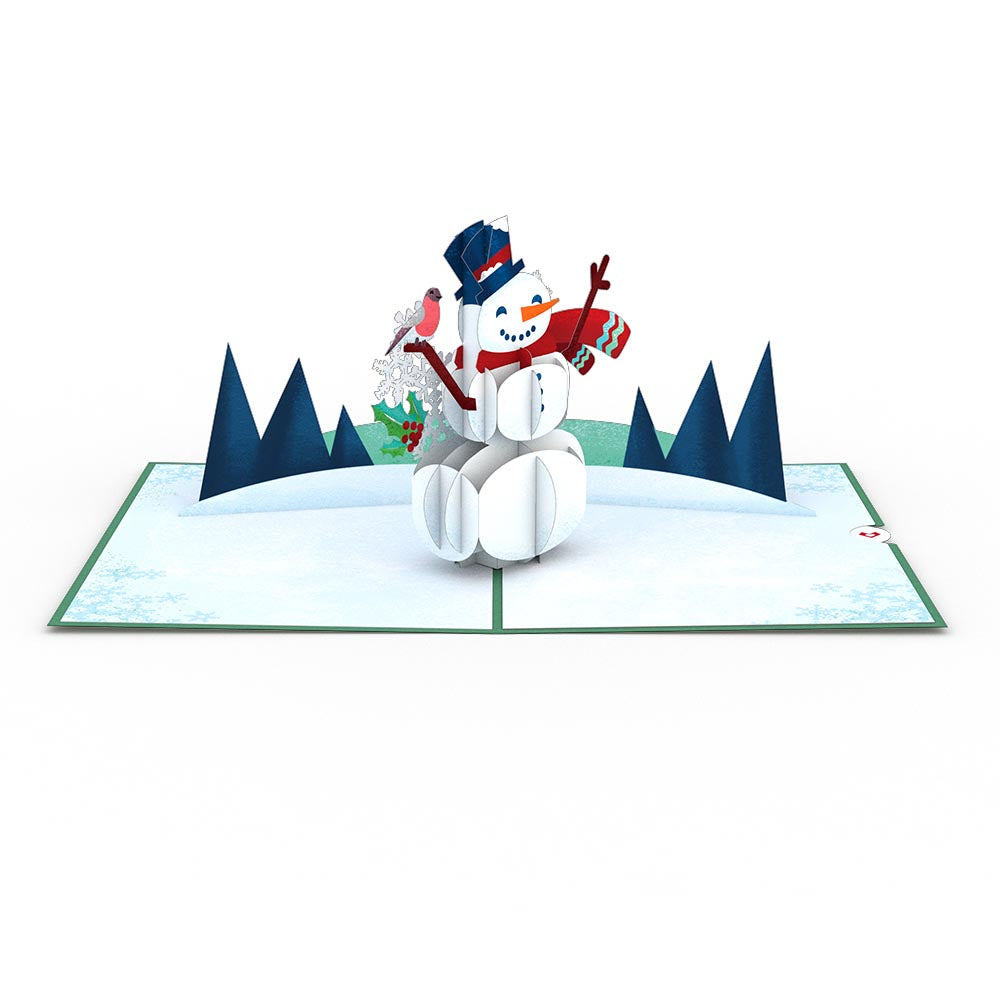 Happy Holidays Snowman Pop-Up Card、mySite、solidvoid