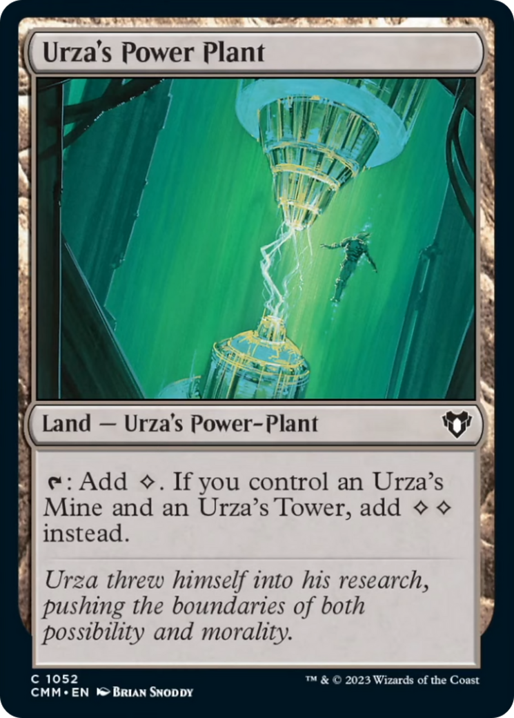 Urza's Power Plant Commander Masters、mySite、waistdrama