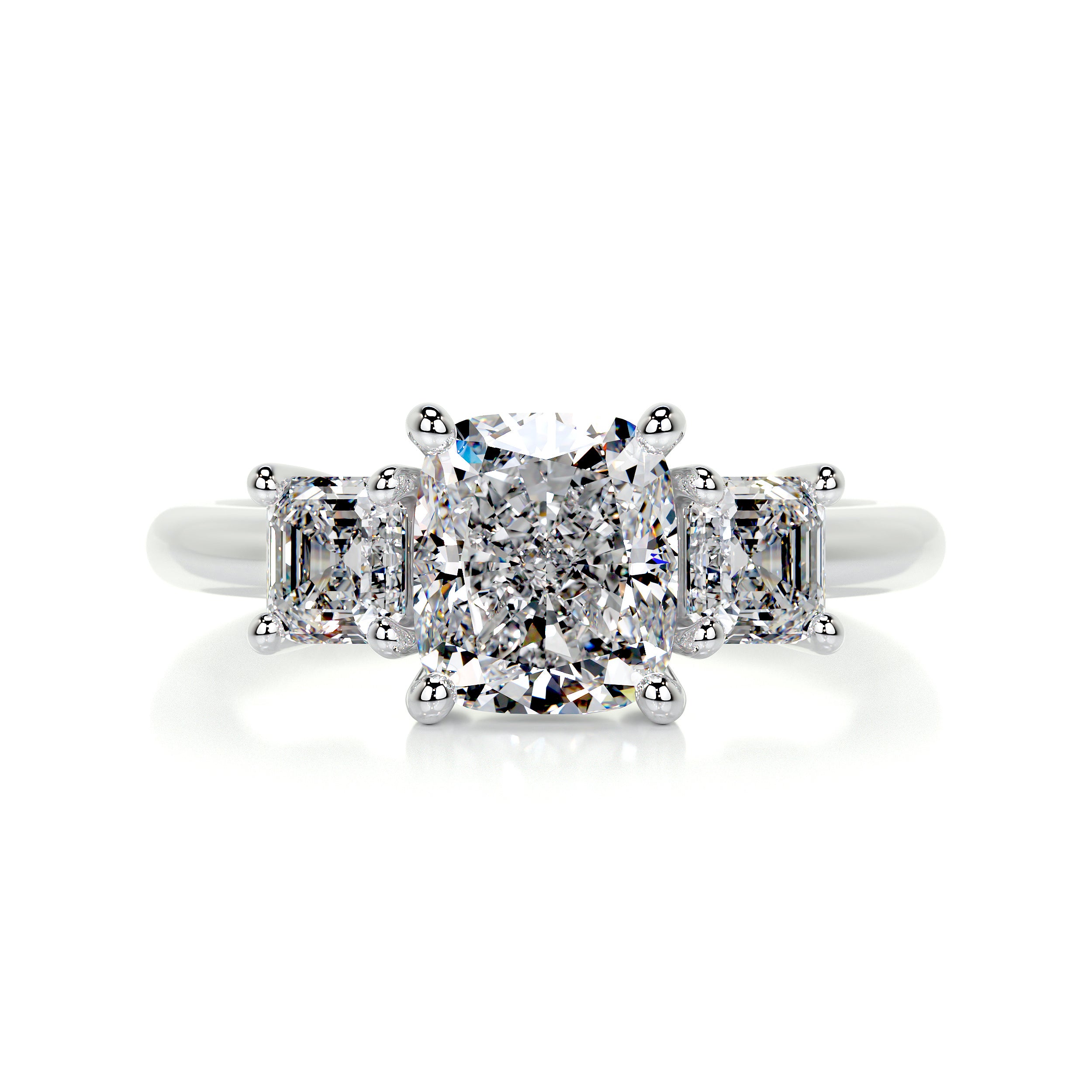Amanda Diamond Engagement Ring -18K White Gold、mySite、hinf8tx79