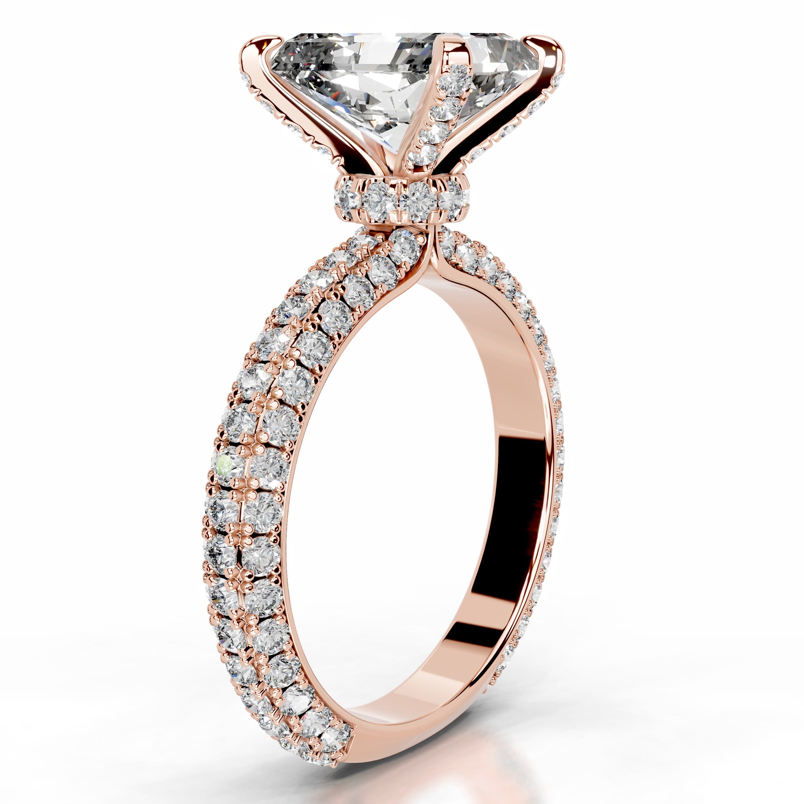 Milly Diamond Engagement Ring - 14K Rose Gold、mySite、hinf8tx79