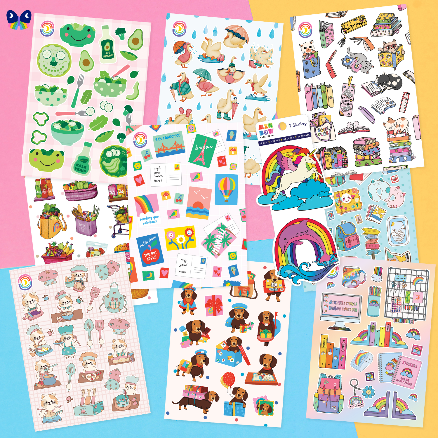  Mystery Mix Monthly Sticker Subscription、mySite、ghnorth