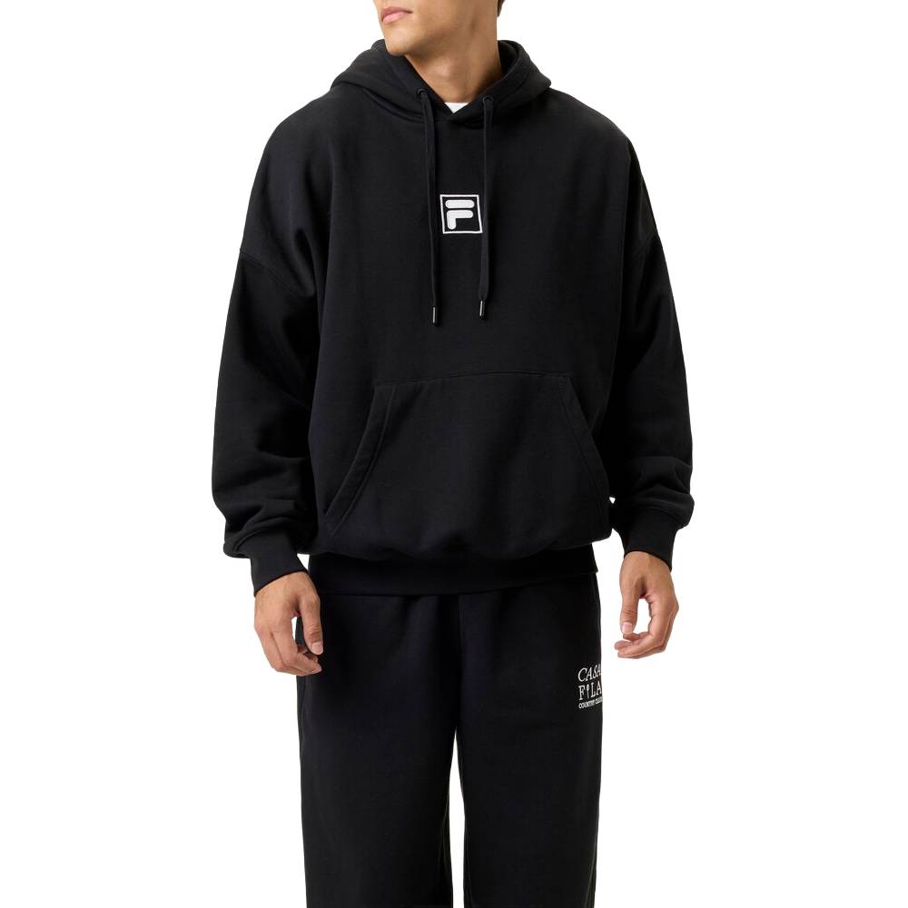 Fila Unisex Crest Country Club Hoodie (Black)