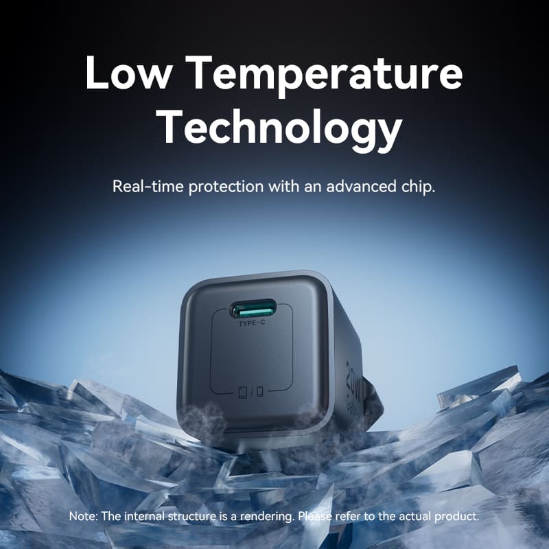 Vention 1-Port USB-C GaN Charger 20W EU-Plug、mySite、fannypackpong