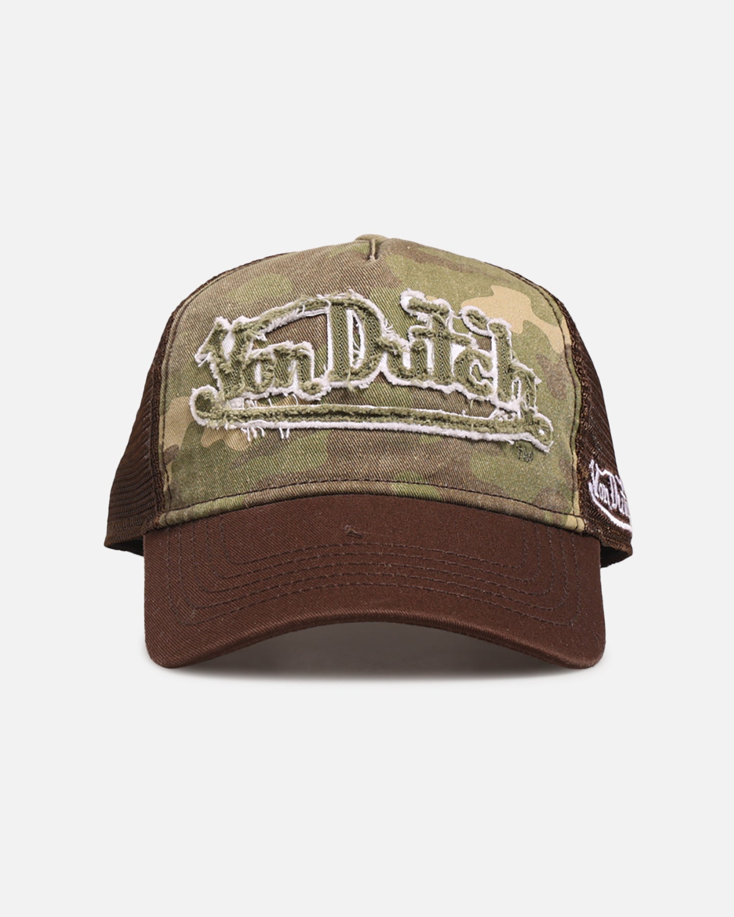 Von Dutch Washed Twill Trucker Snapback Camo、mySite、zt4zffjzw