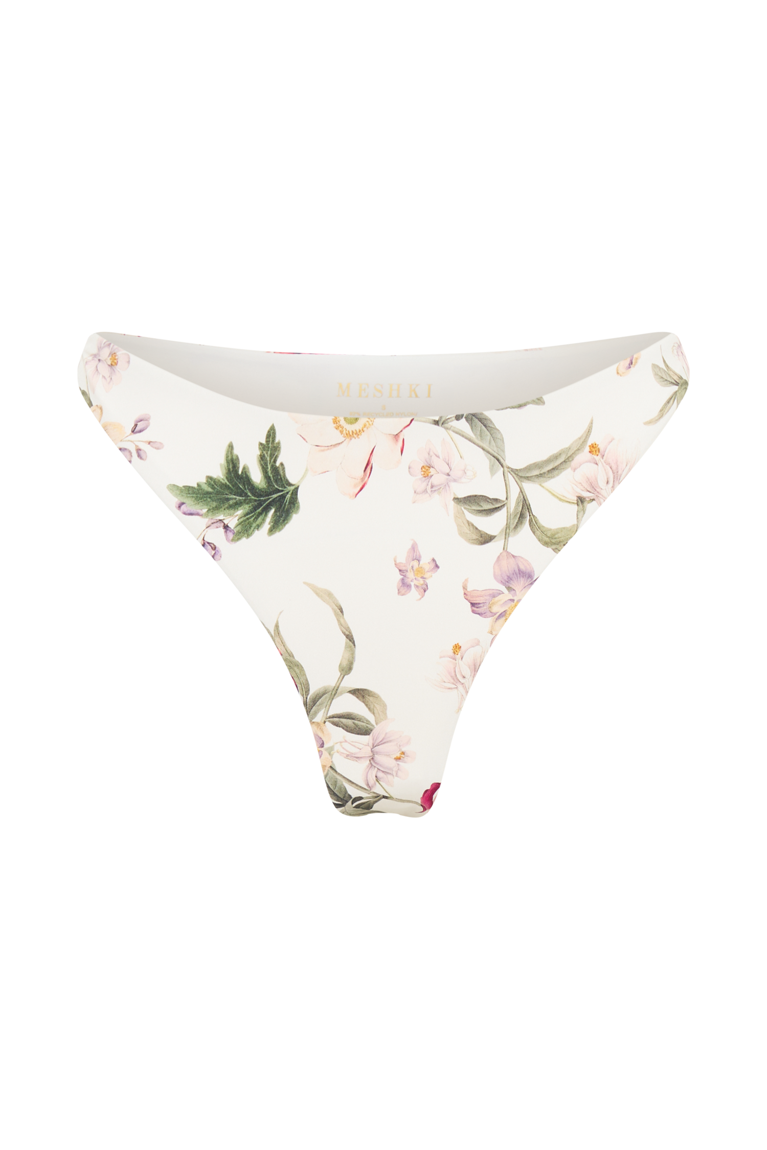 Rosie Recycled Cheeky Cut Bikini Bottoms - Bella Rosa Print、mySite、solidvoid