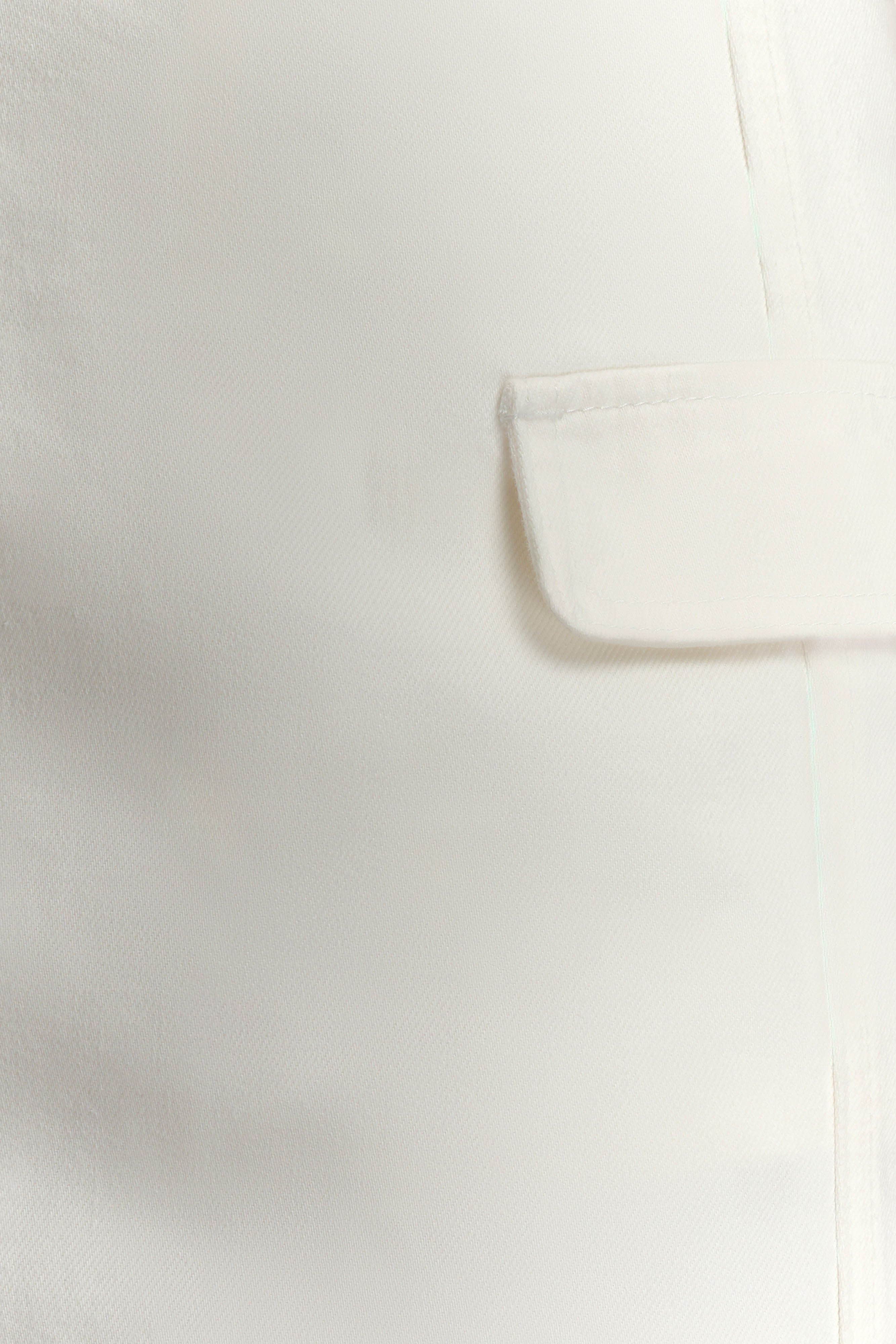 Rosalyn Mini Denim Skort - White、mySite、solidvoid