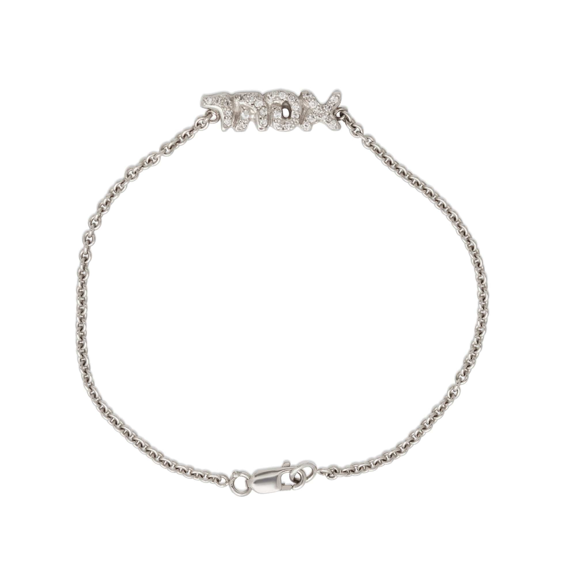 Diamond Hebrew Name Bracelet by Elisa Solomon - Platinum or 14k Yellow, White or Rose Gold、mySite、topwebapps