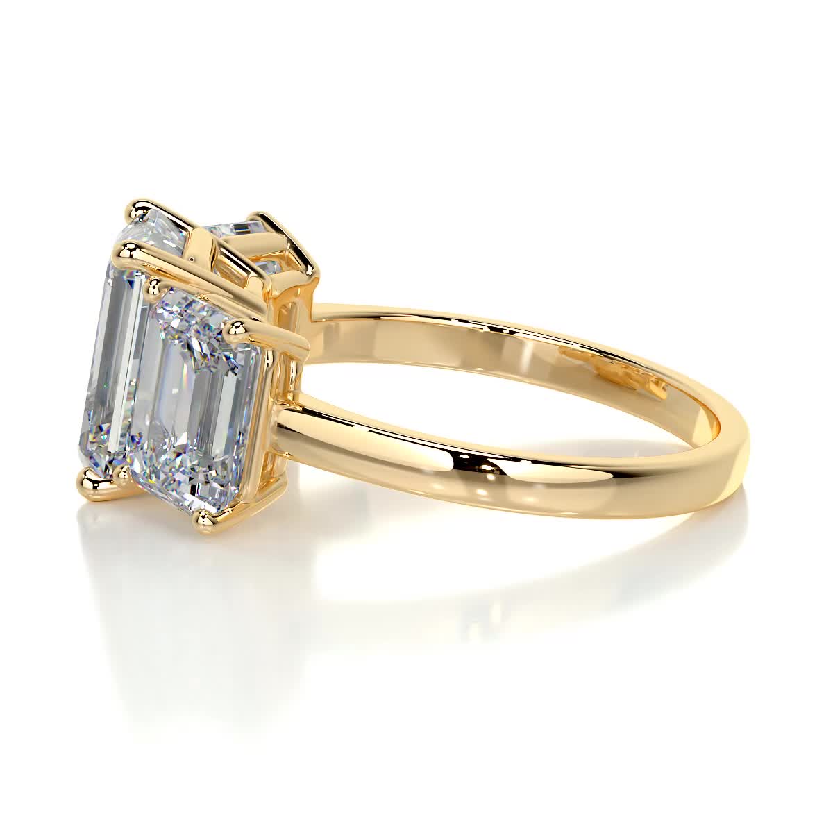 Amanda Lab Grown Diamond Ring -18K Yellow Gold、mySite、hinf8tx79