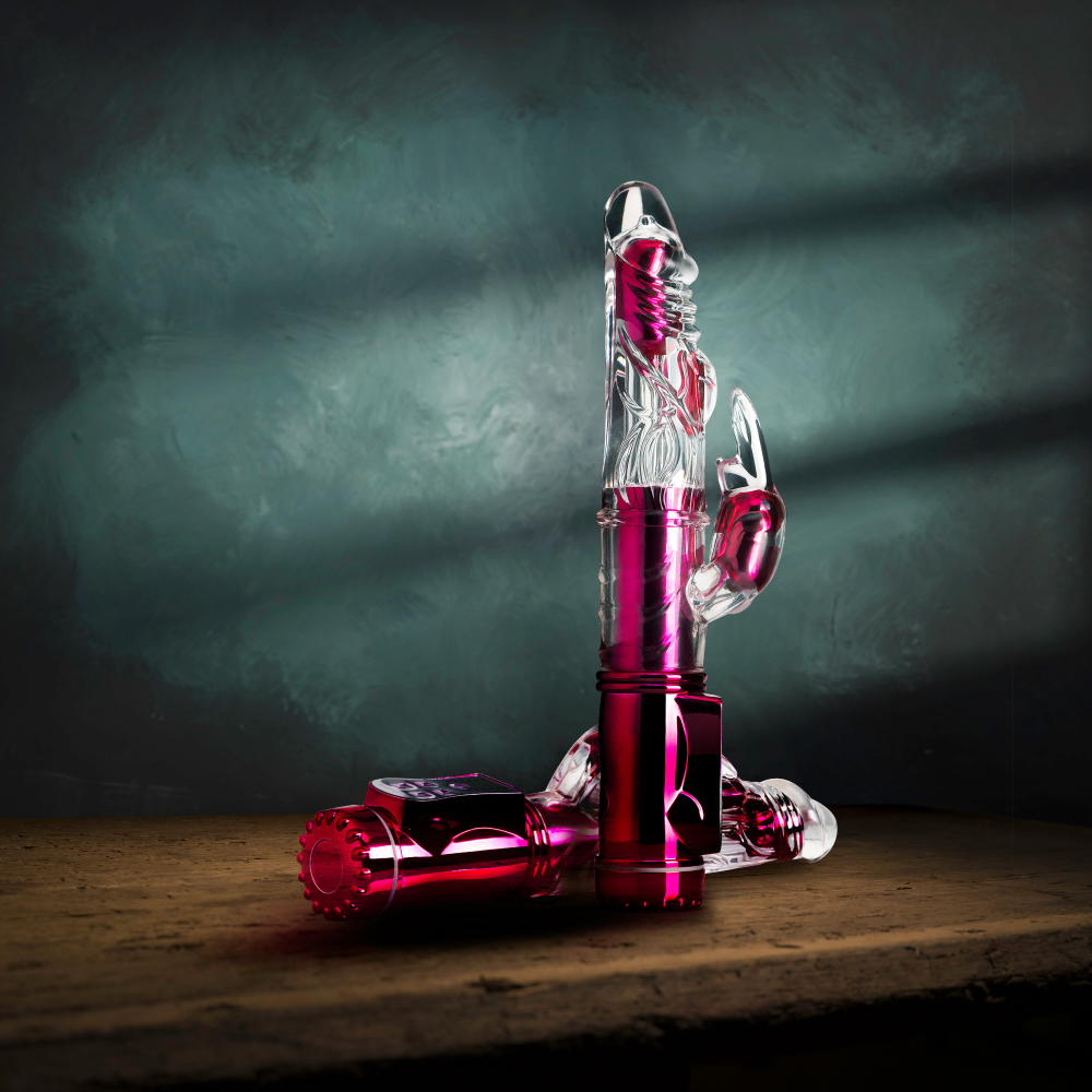 Sexy Things By Blush® | Frisky Rabbit Pink 9-Inch Rabbit Vibrator、mySite、bottomscart