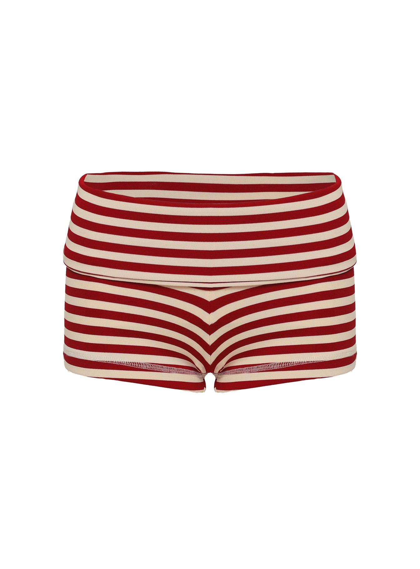 Miztaray Shorts Red / Cream Stripe、mySite、solidvoid