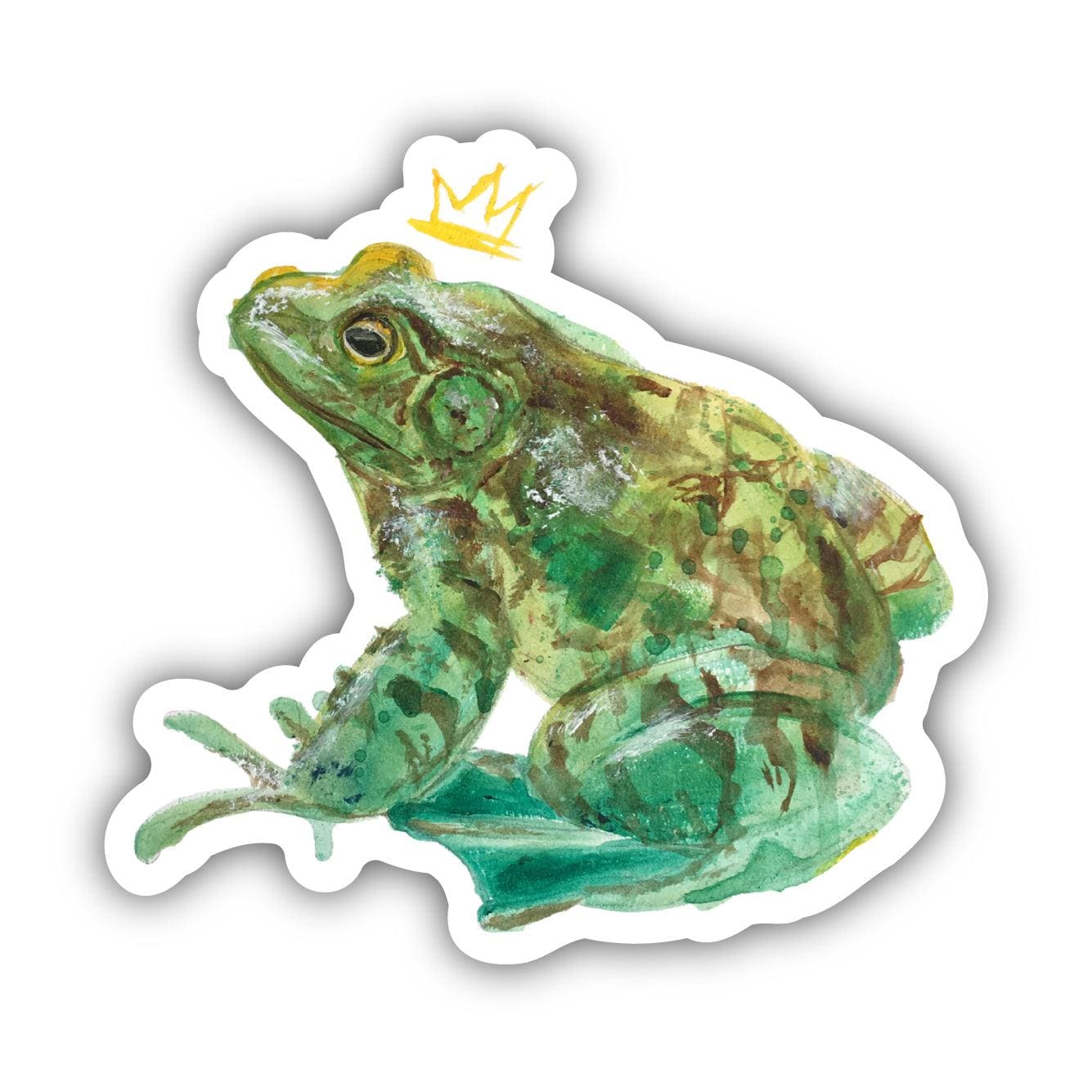  Frog With Crown Sticker、mySite、ghnorth