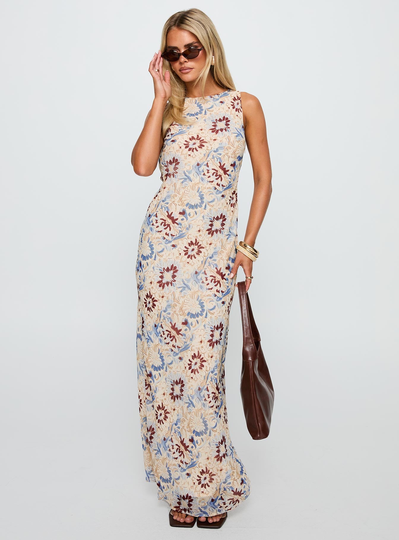 Roam Free Maxi Dress Multi、mySite、solidvoid