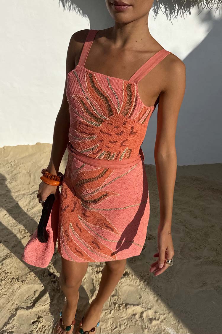 Pink Sol Beaded Top、mySite、solidvoid