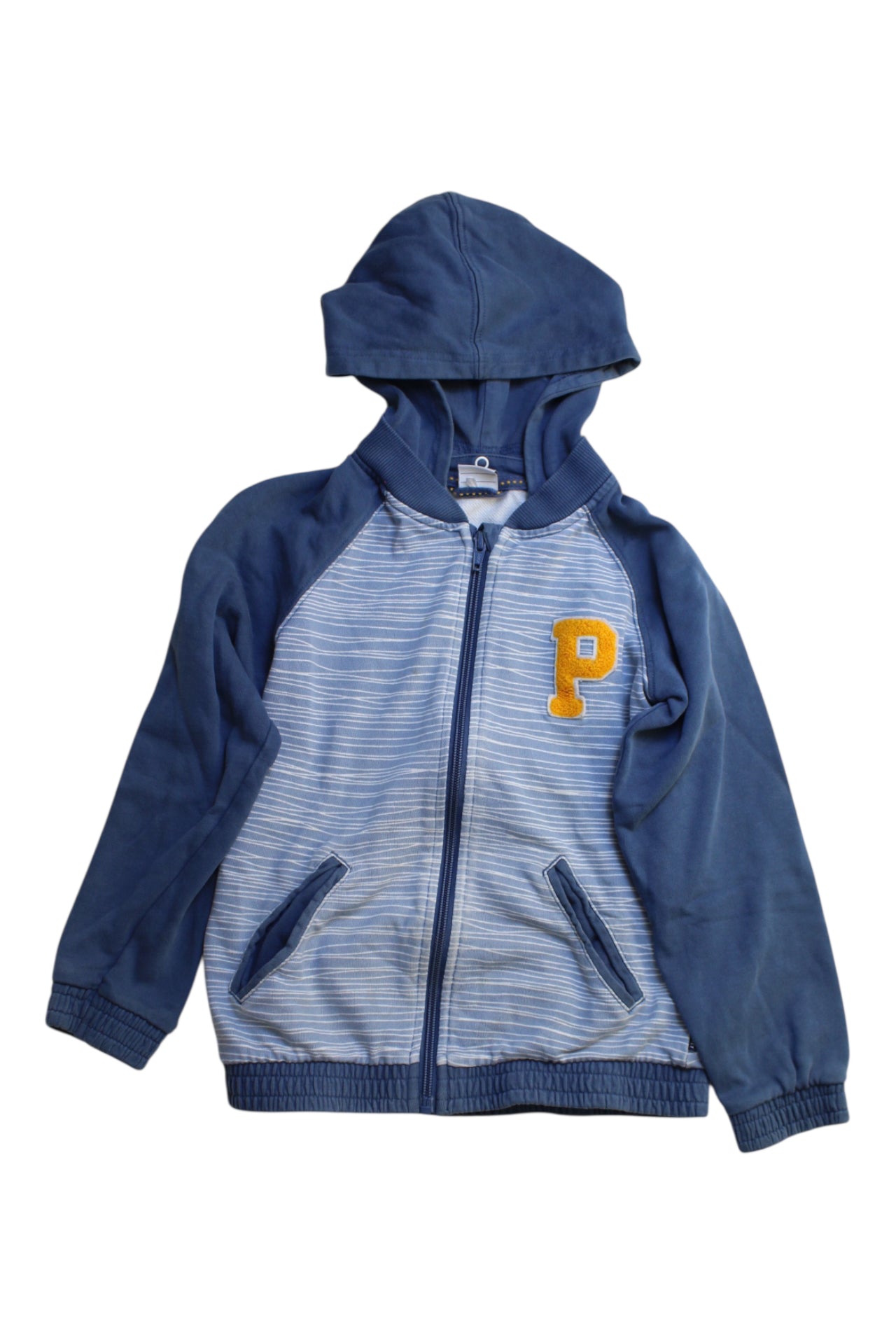 Polarn O. Pyret Hooded Zippered Sweatshirt 8Y、mySite、g9winljtr