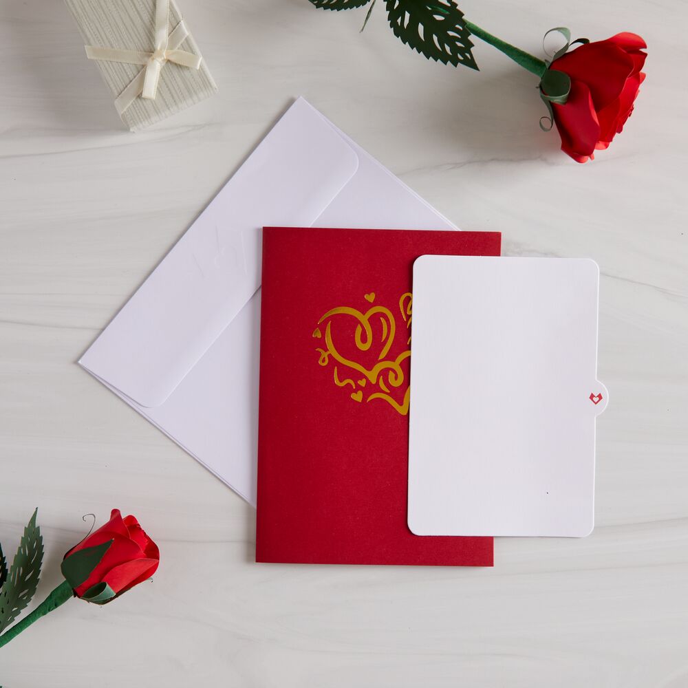 Happy Valentine’s Day Pop-Up Card、mySite、solidvoid