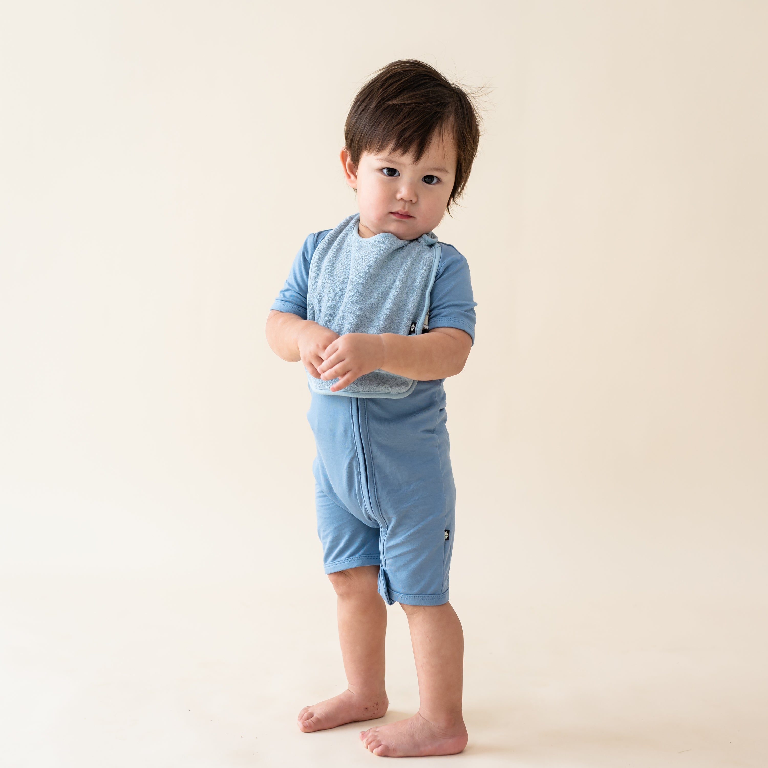  Terry Pocket Bib in Fog、mySite、layawaytickets