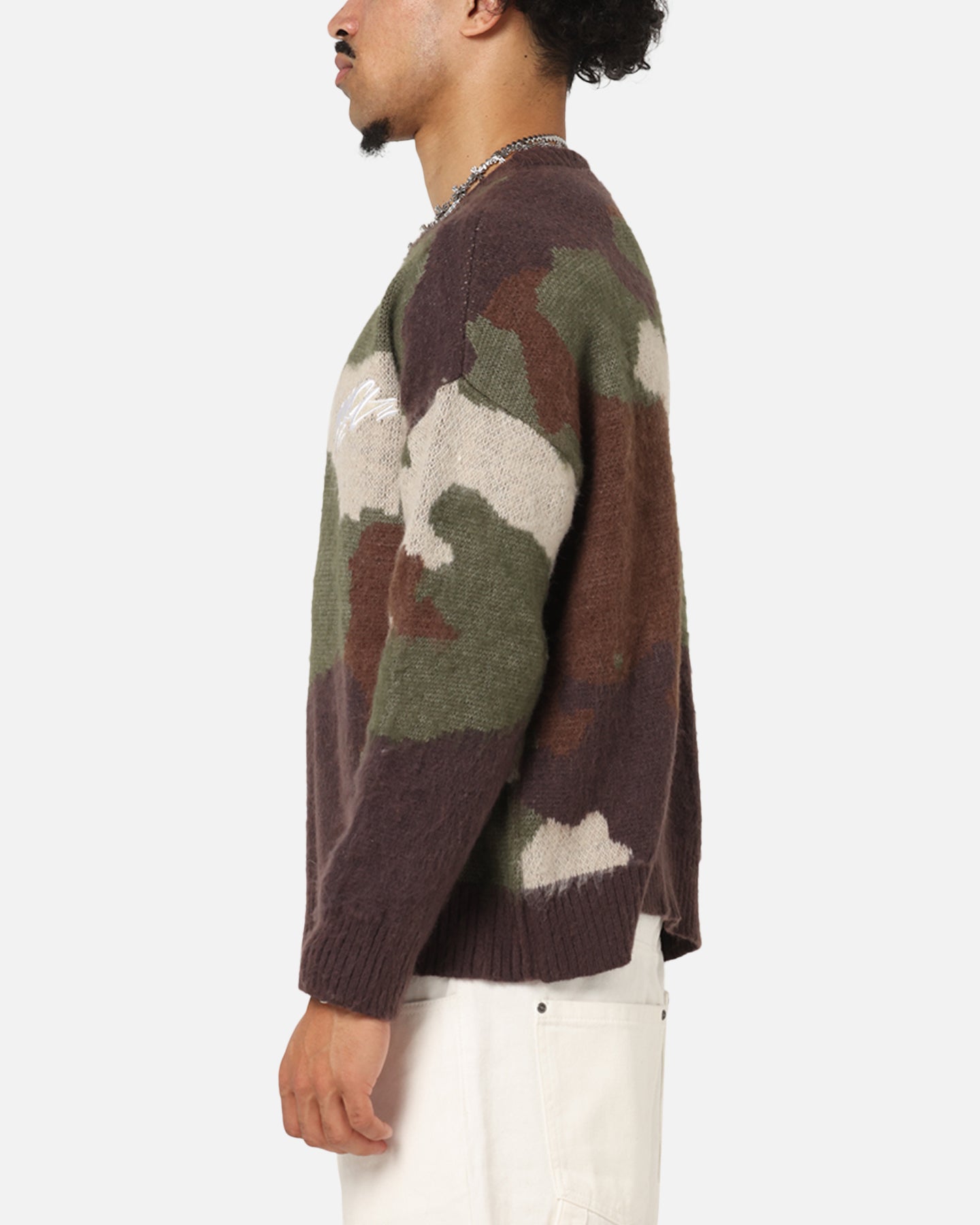 Carre Camo Brushed Sweater Woodland Camo、mySite、zt4zffjzw