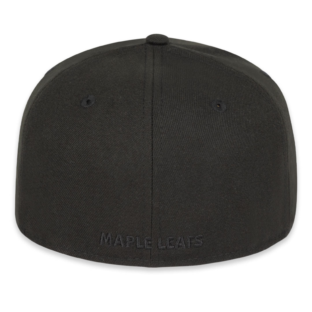 59FIFTY Tonal Prim Logo Fitted Hat - BLACK