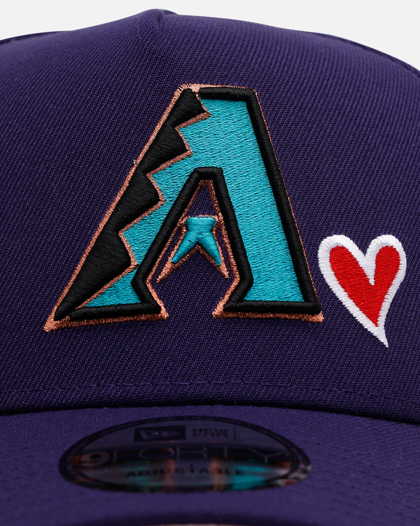 New Era Arizona Diamondbacks 'Team Color Hearts' 9FORTY A-Frame Snapback Official Team Color、mySite、zt4zffjzw