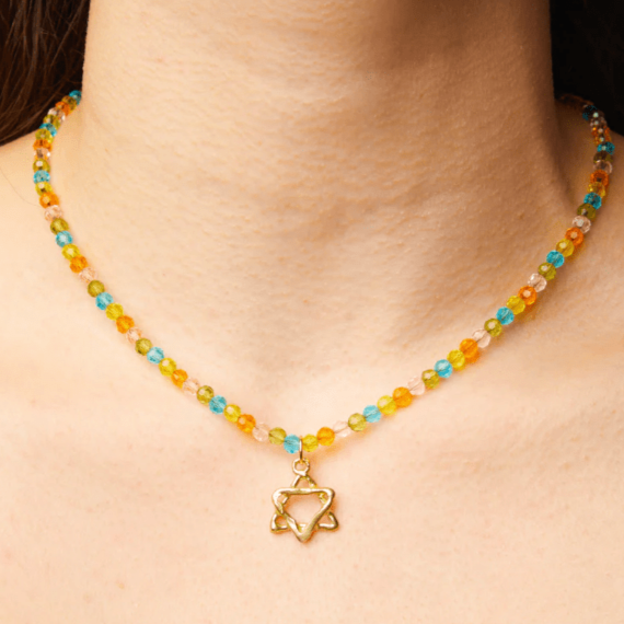 Star of David Prayer Necklace by Susan Alexandra - Crystalline、mySite、topwebapps