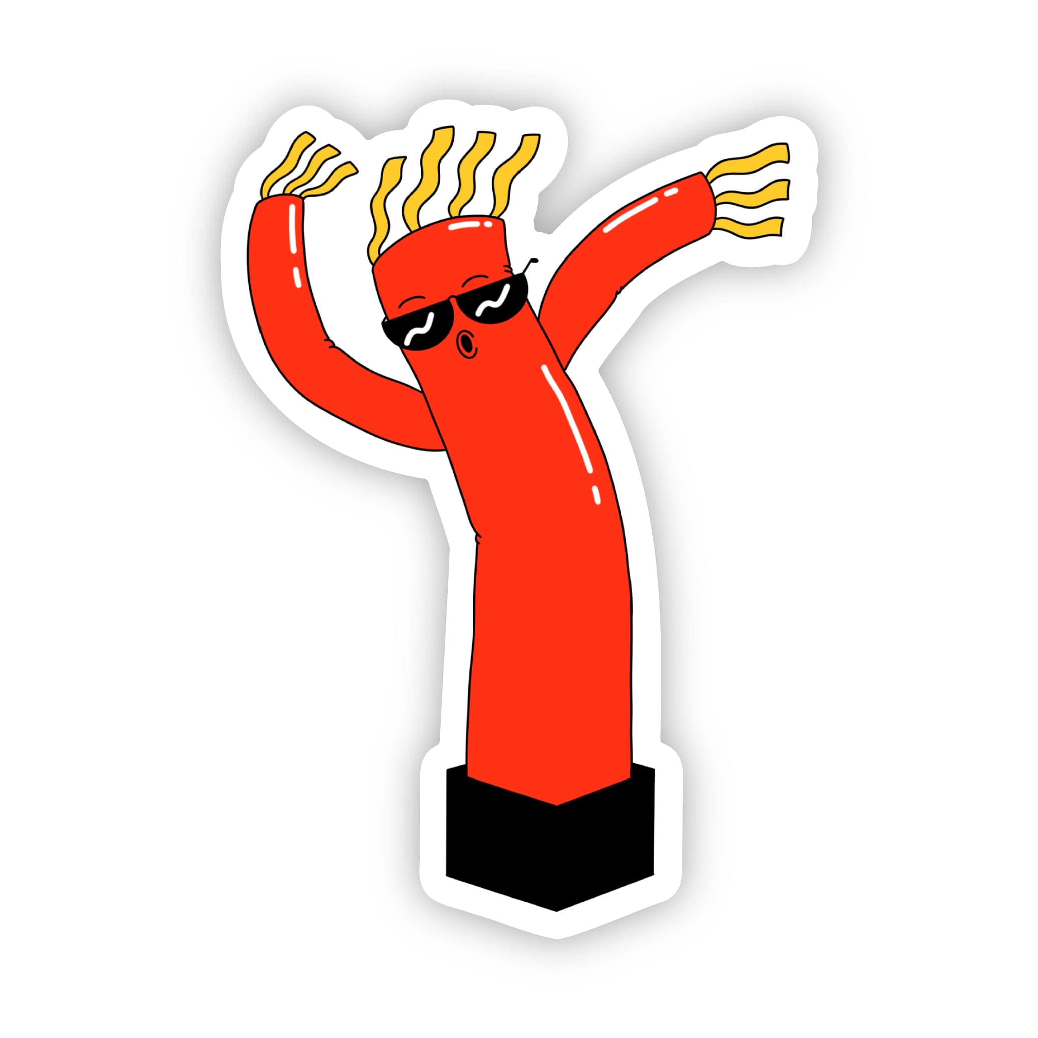  Wacky inflatable tube sticker - red、mySite、elrpsem3k