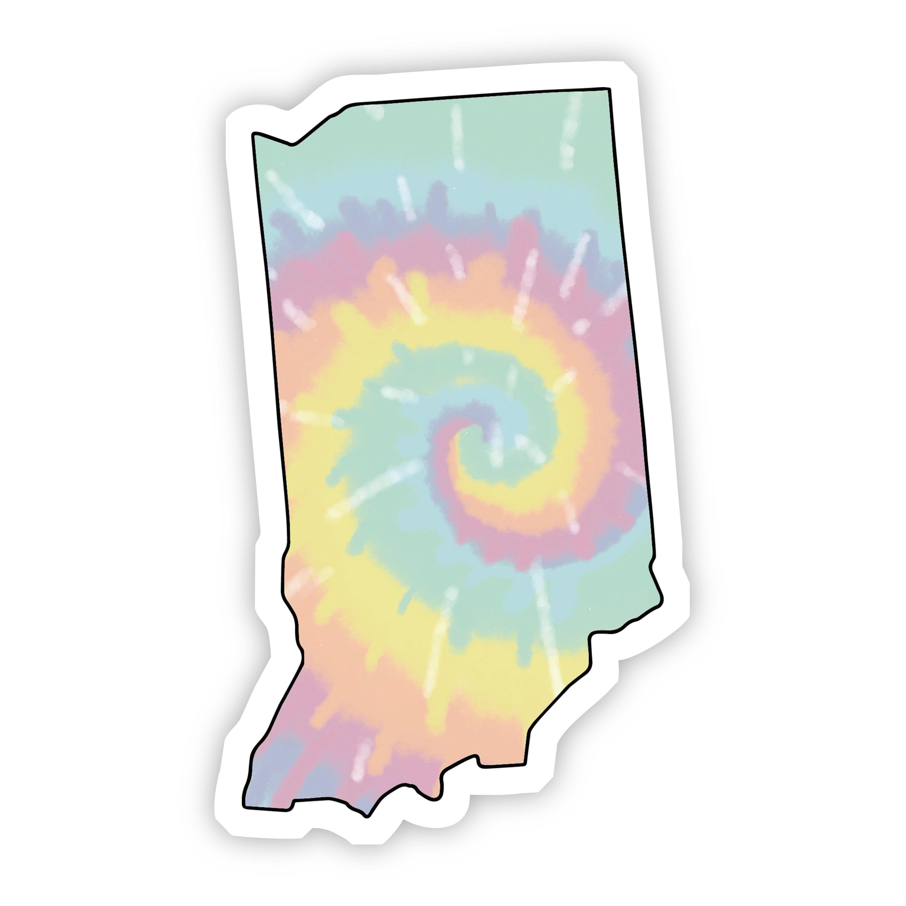 Indiana Tie Dye Sticker、mySite、elrpsem3k