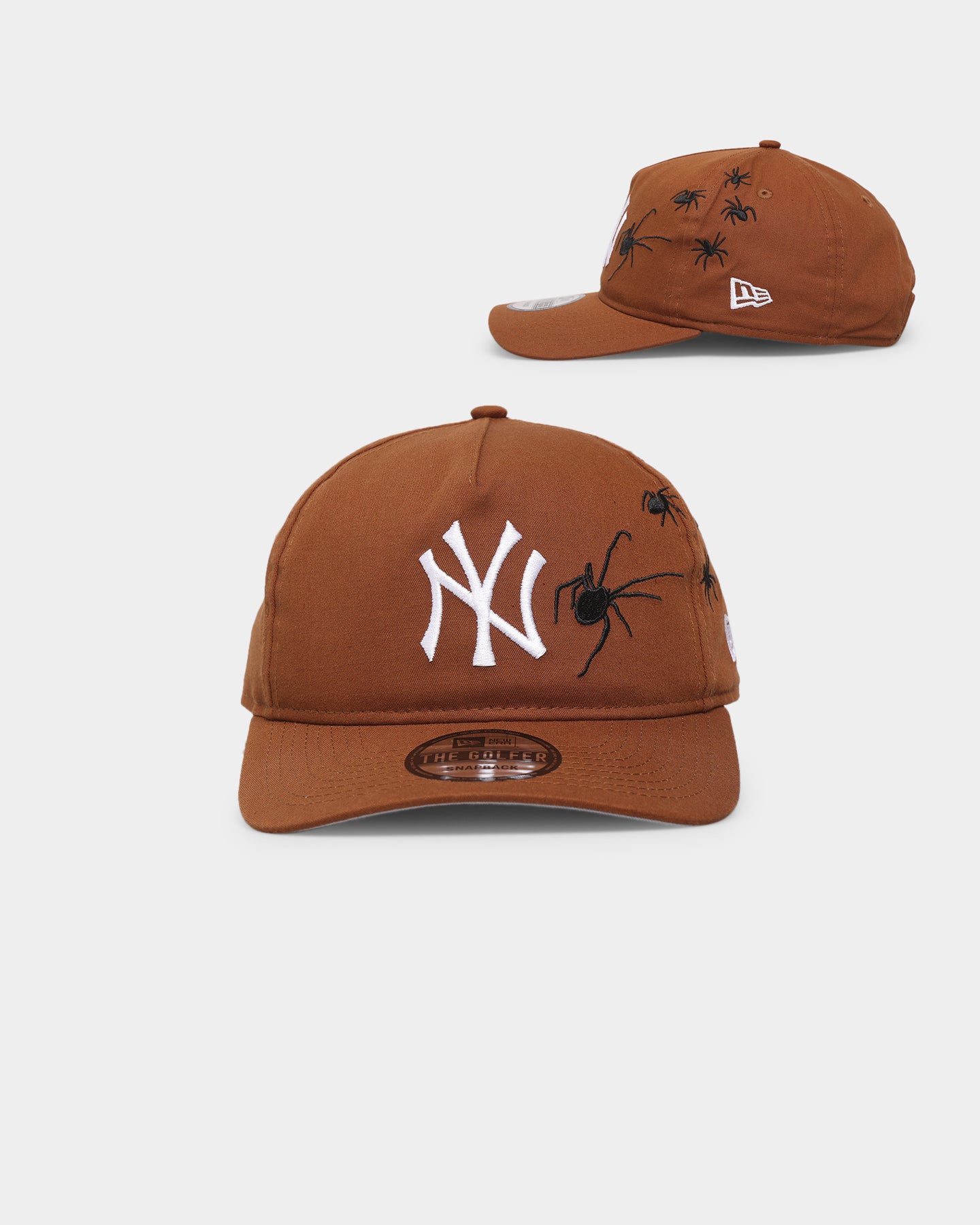 New Era New York Yankees 'Spider Crown' Old Golfer Snapback Chocolate、mySite、zt4zffjzw