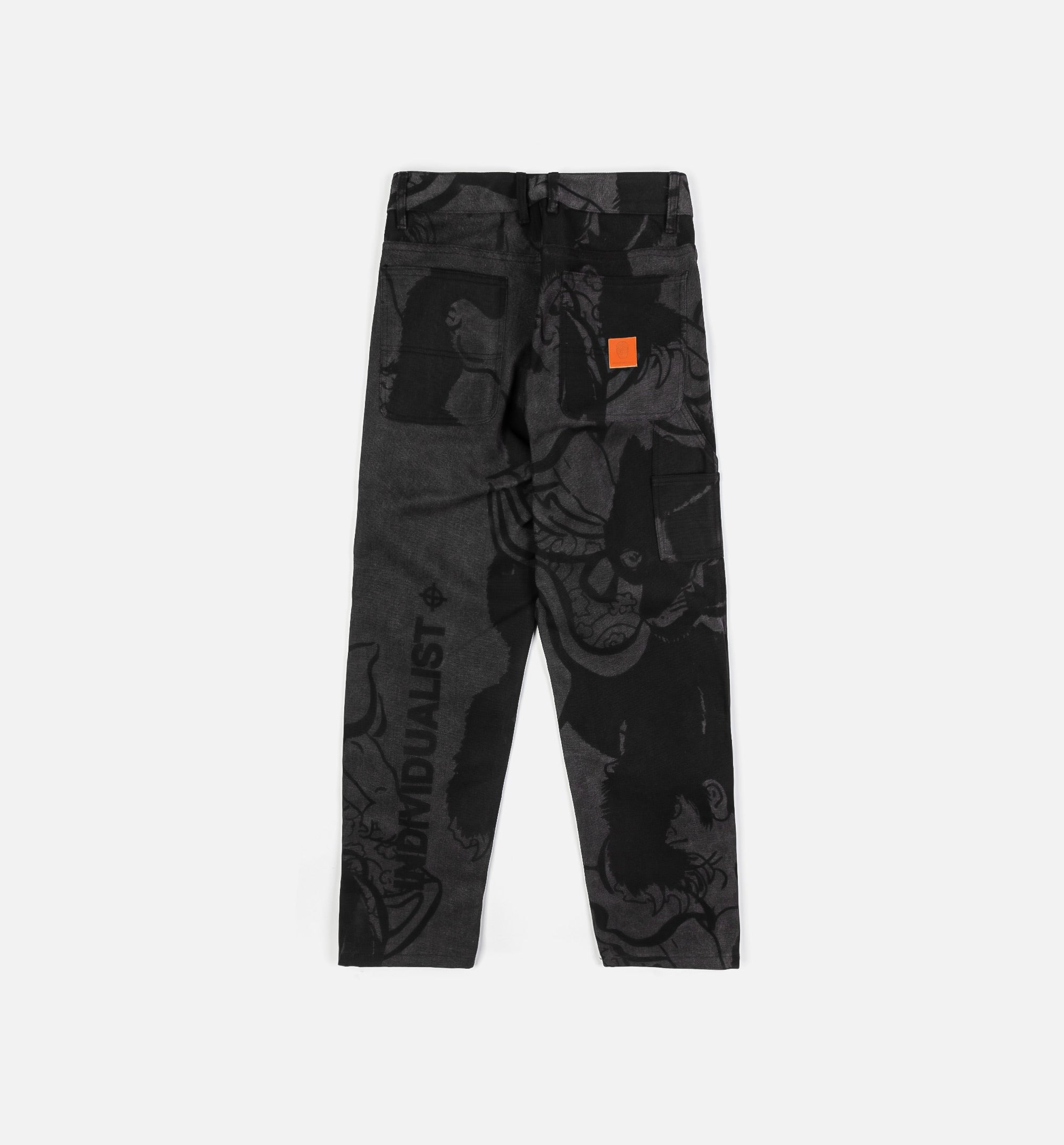 Kintaro Print Carpenter Mens Pant - Black、mySite、dreamappss