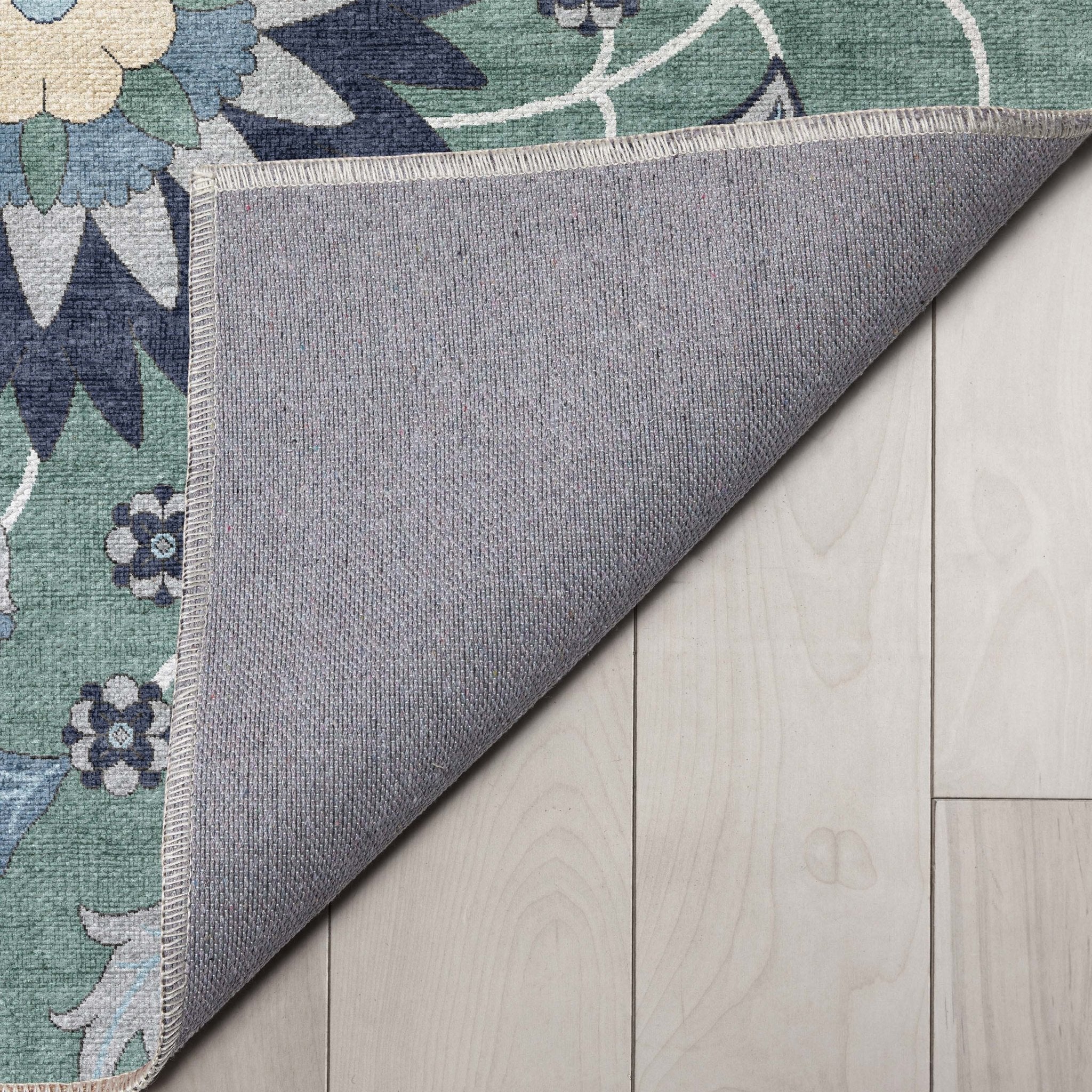 Charlotte Transitional Floral Flat-Weave Rug、mySite、gigharbornorthrealestate