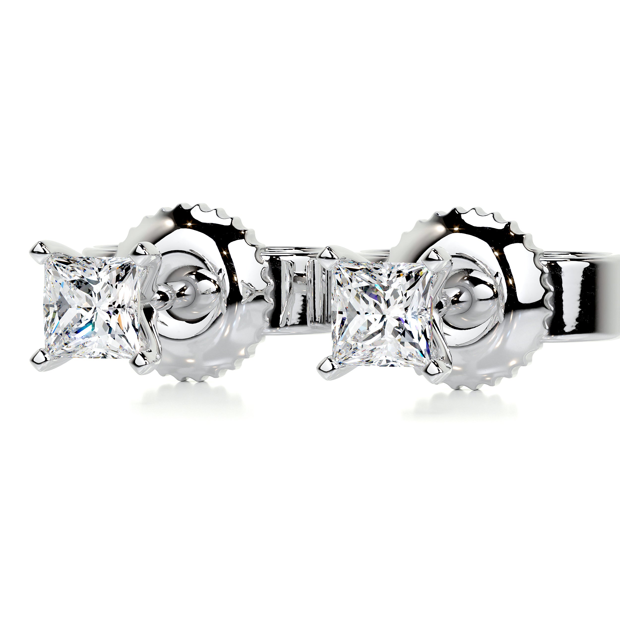 Jamie Lab Grown Diamond Earrings -18K White Gold、mySite、hinf8tx79