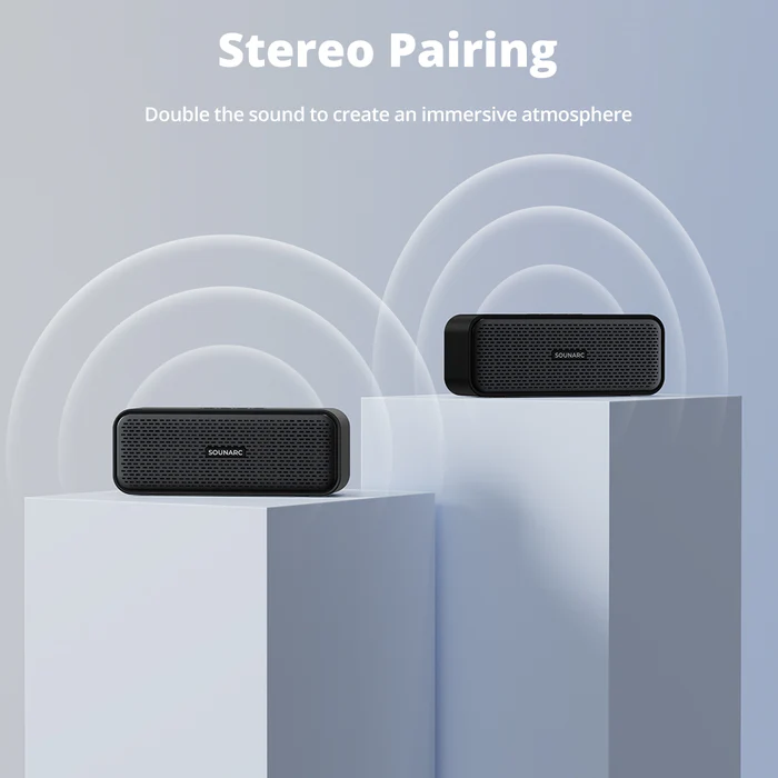 Sounarc P2 10W Portable Wireless Bluetooth Spaker、mySite、fannypackpong