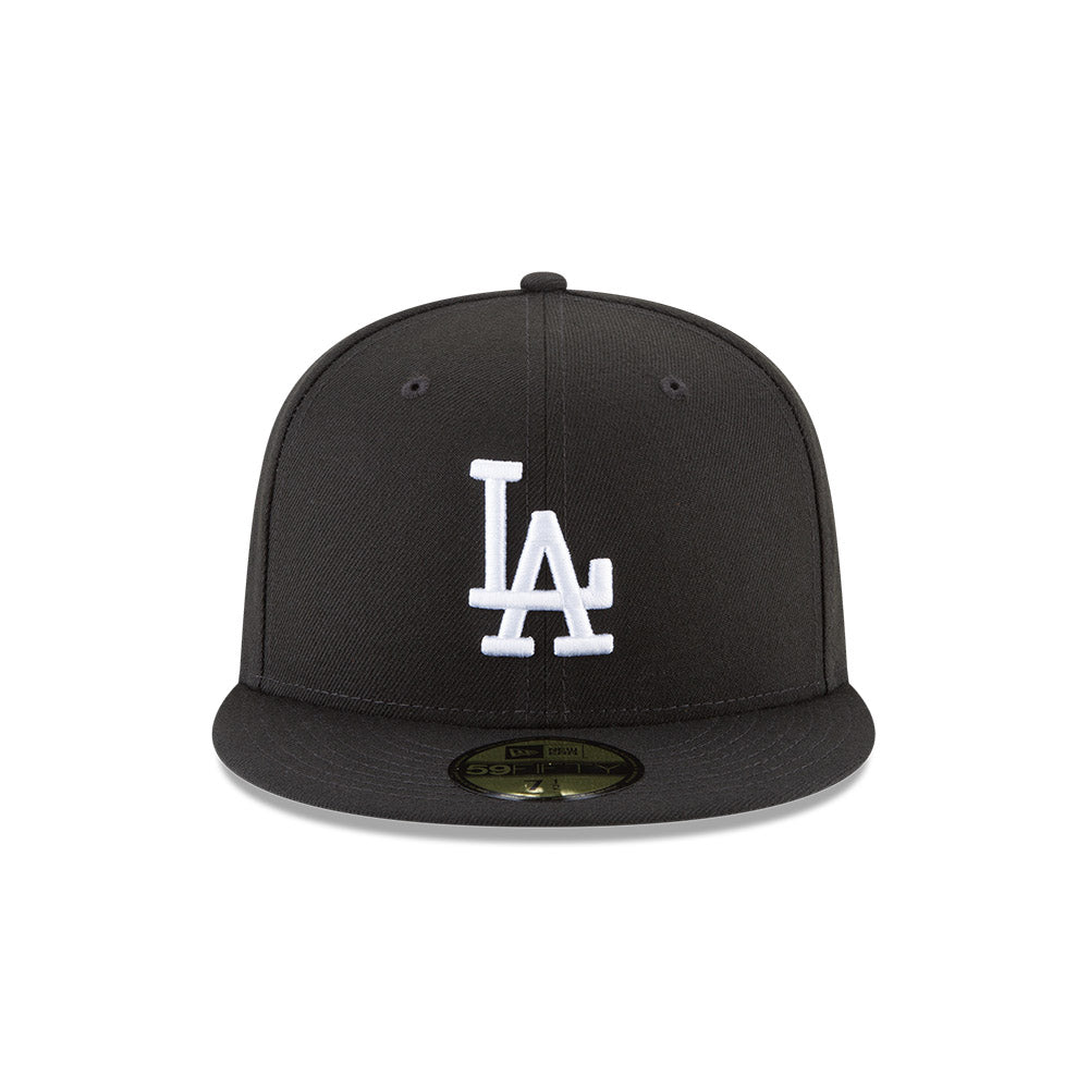 Los Angeles Dodgers New Era Black/White 59FIFTY Fitted Hat、mySite、vikingsvslions