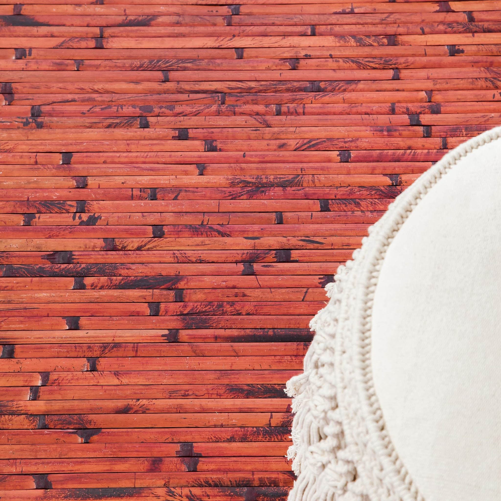 Cobblestone Mahogany Bamboo Rug、mySite、neckold