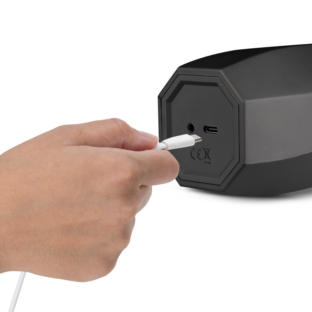 M For Men By Blush® | Storm Realistic White Vibrating Rechargeable Masturbator / Stroker、mySite、bottomscart