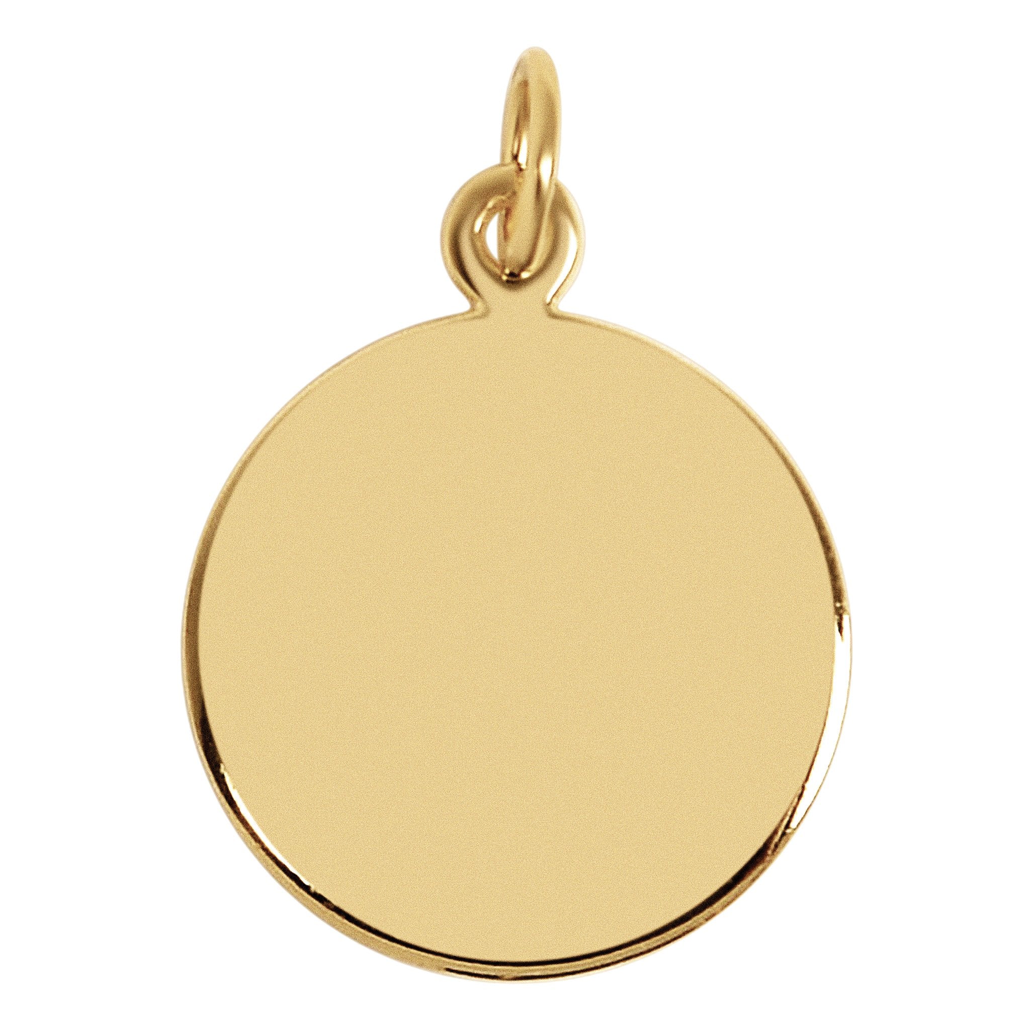 Sterling Silver 18K Gold PVD Coated First Holy Communion Pendant / SSP0168、mySite、dreamappss