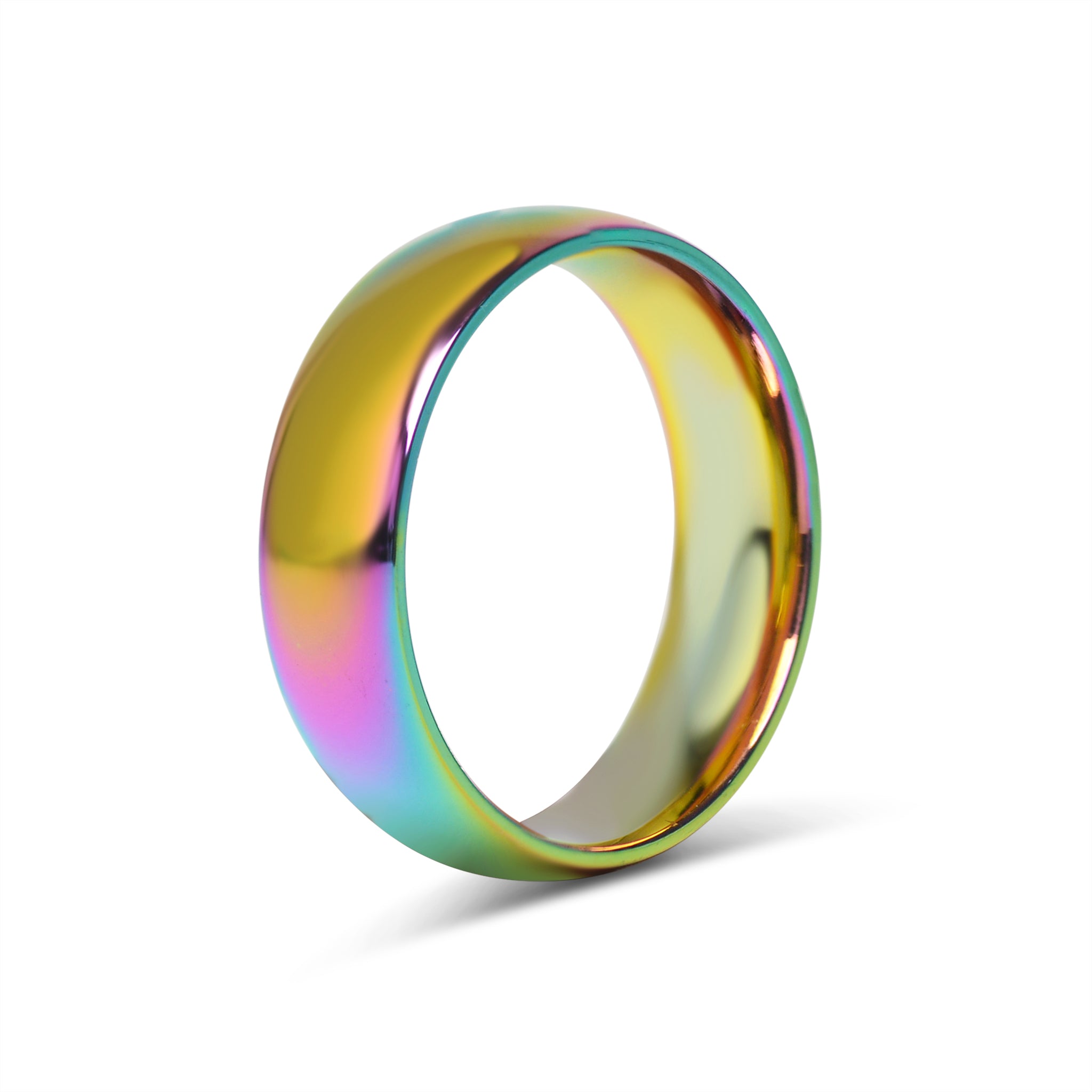 Rainbow Stainless Steel Blank Ring / CFR7012、mySite、dreamappss