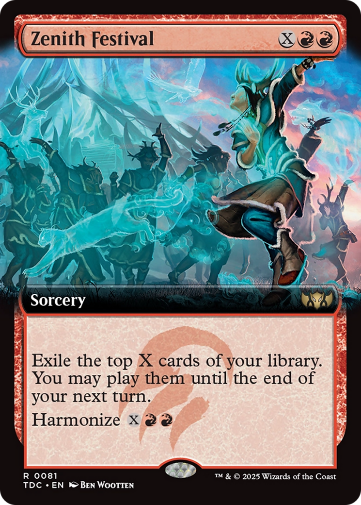 Zenith Festival (Extended Art) Tarkir: Dragonstorm Commander、mySite、waistdrama