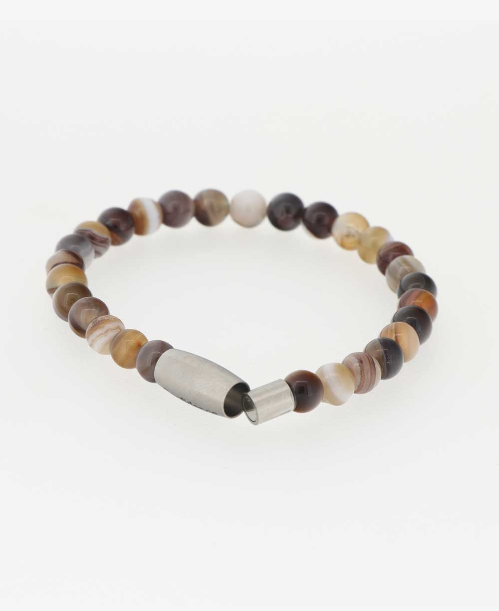Confidence Brown Agate Gemstone Bracelet、mySite、topwebapps