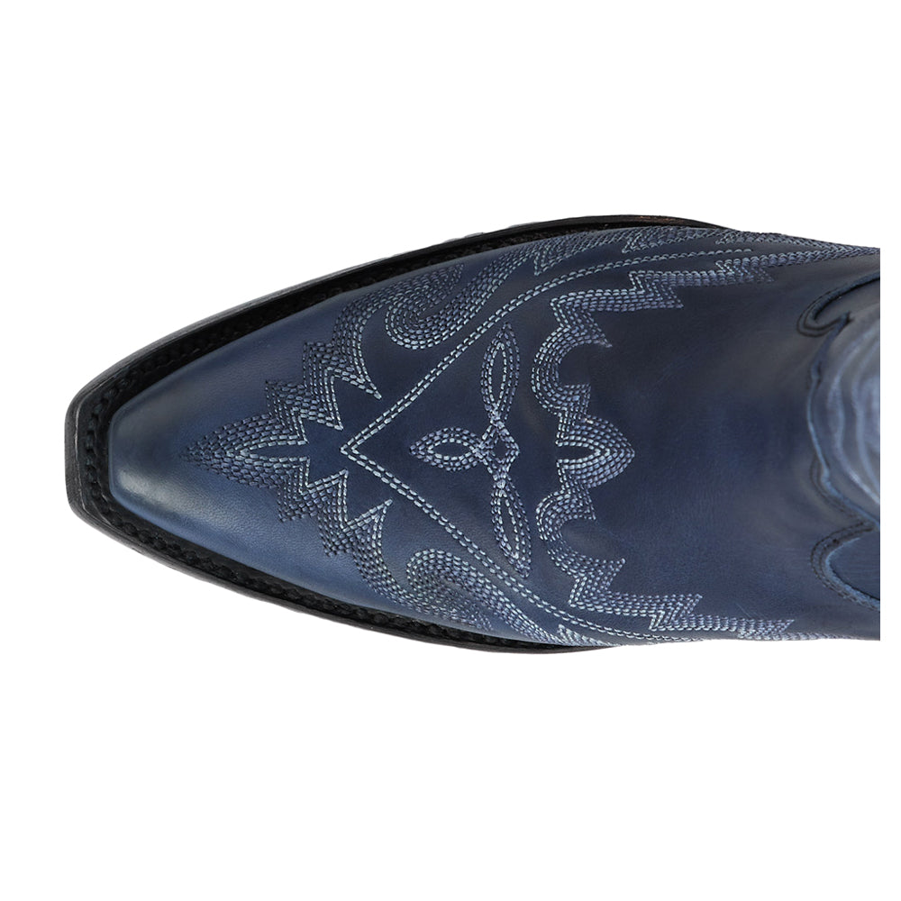 Lexington Knee High Corset Embroidered Snip Toe Zippered Cowboy Boots、mySite、gtrtttuynbv