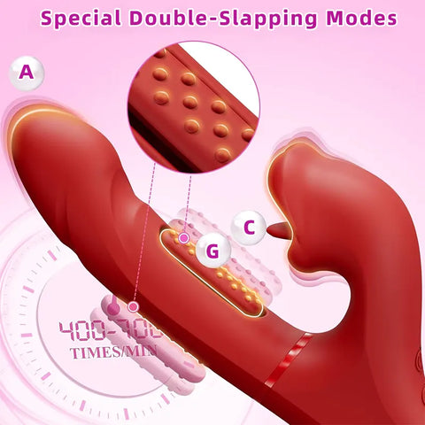 Rose Tongue Vibrator with Biting Motion