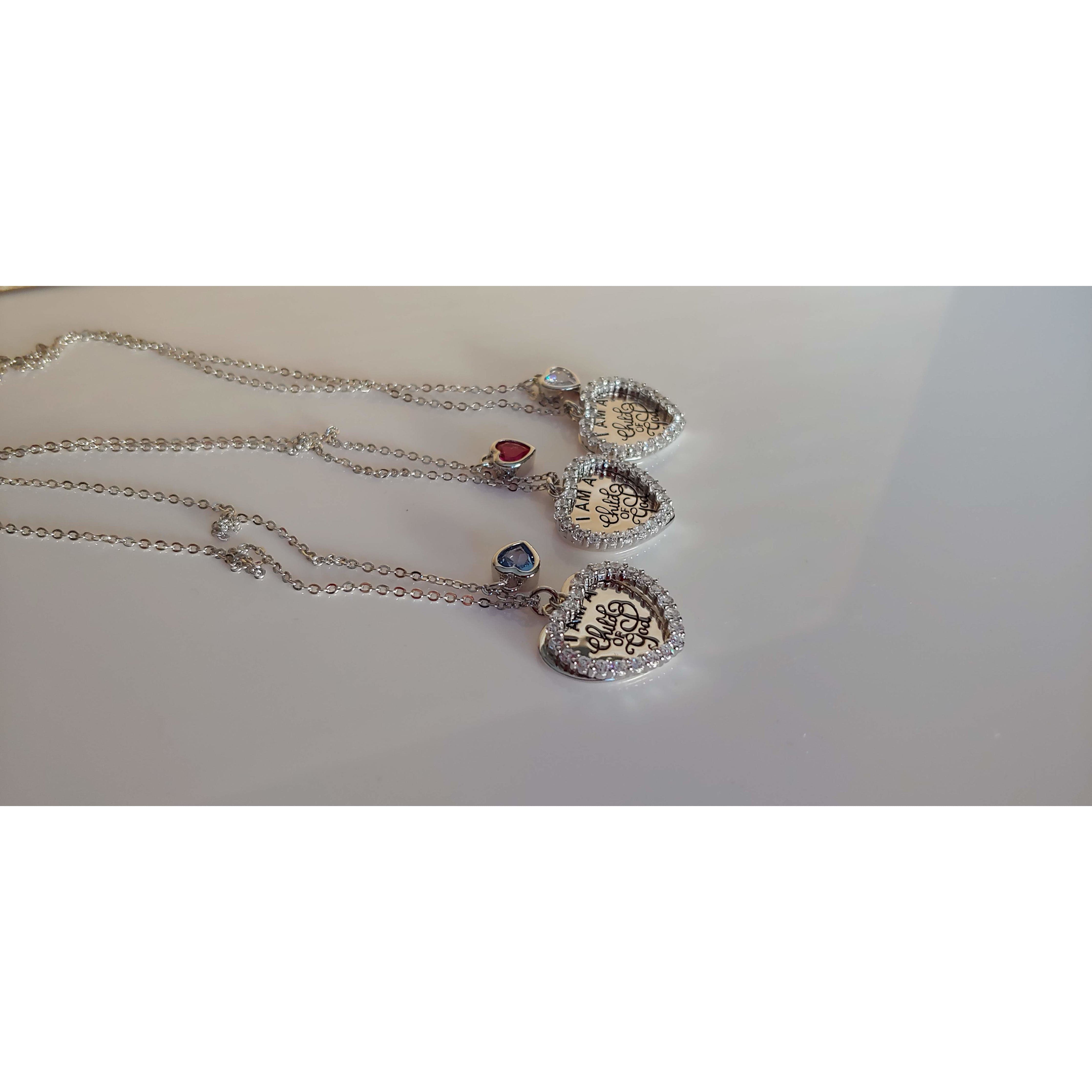 I AM A CHILD OF GOD Sterling Silver Inspirational Necklace! Only $59.95!、mySite、g9winljtr