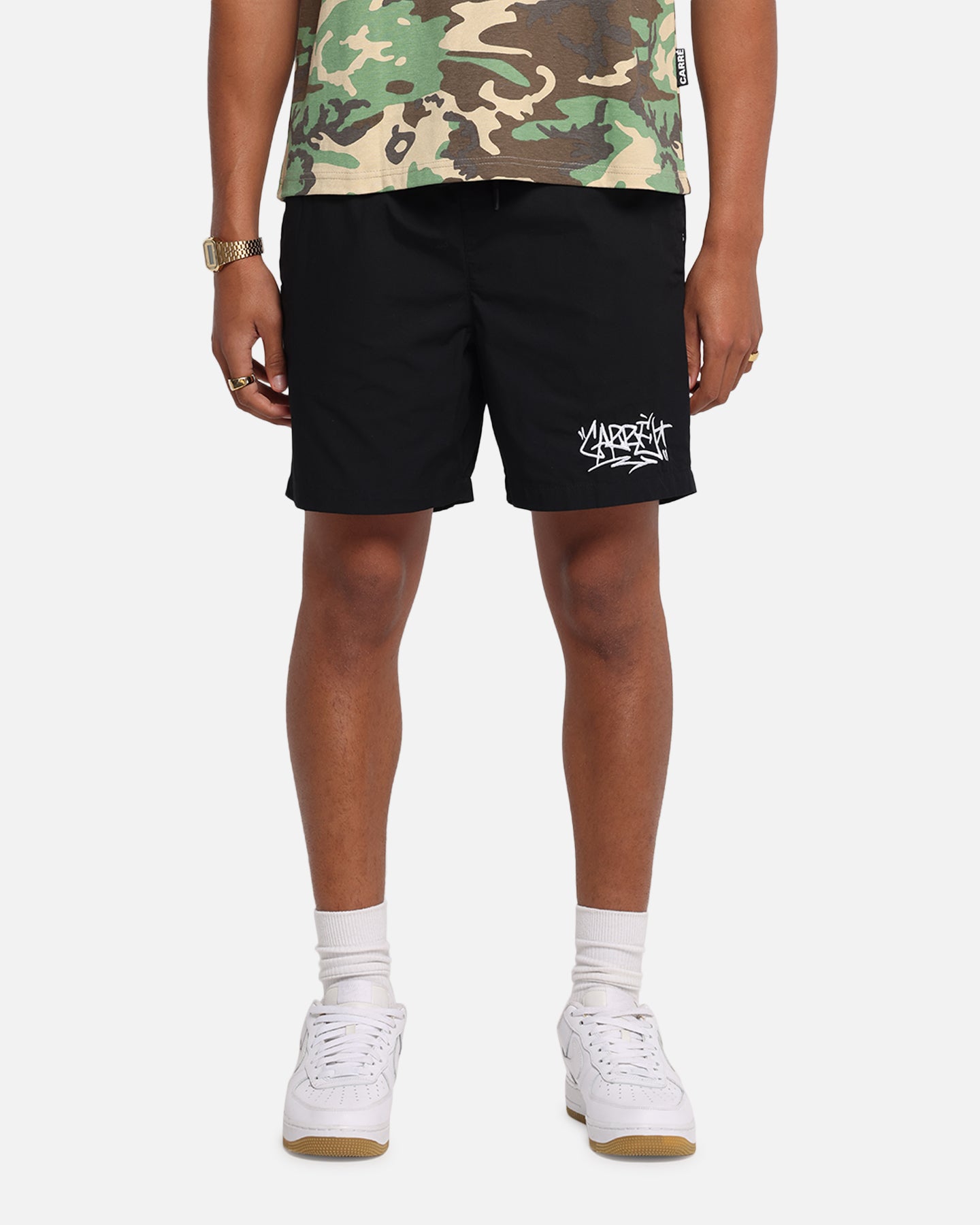 Carre Tagline Beach Shorts Black、mySite、zt4zffjzw