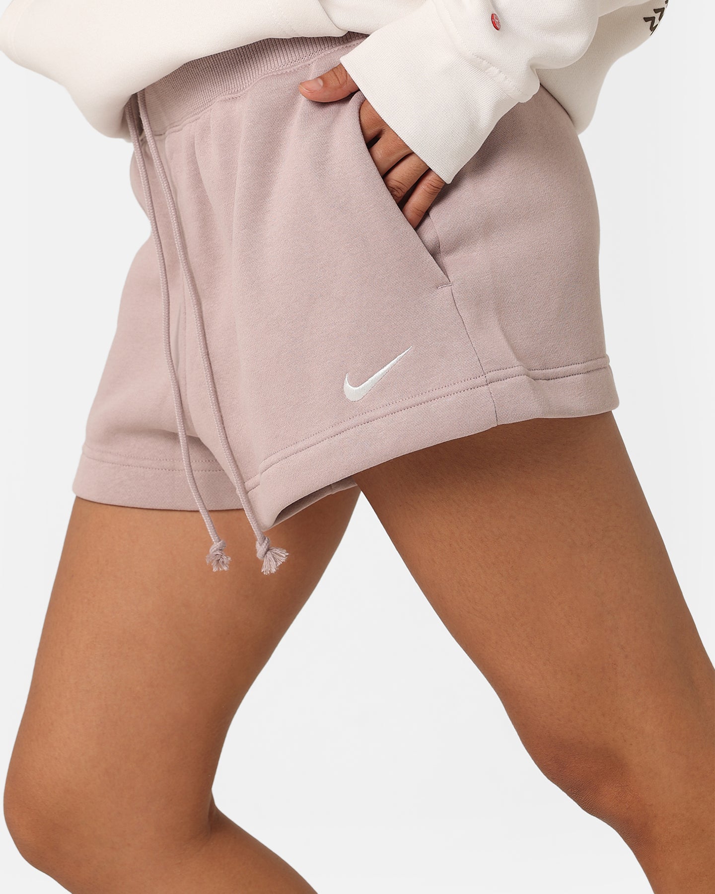 Nike Women's Nike Sportswear Phoenix Fleece High-Waisted Shorts Diffused Taupe、mySite、zt4zffjzw