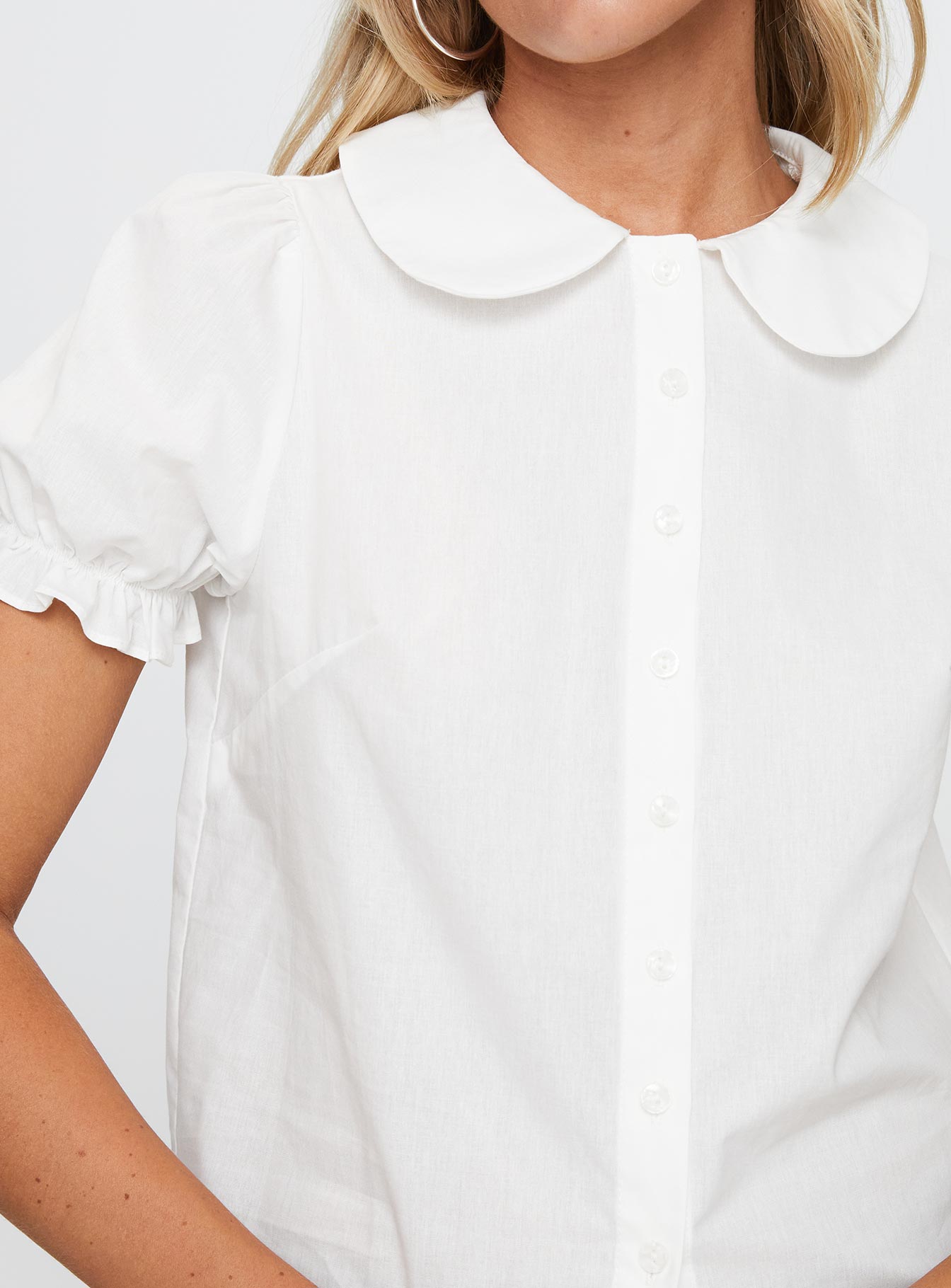 Neverland Blouse Top White、mySite、solidvoid