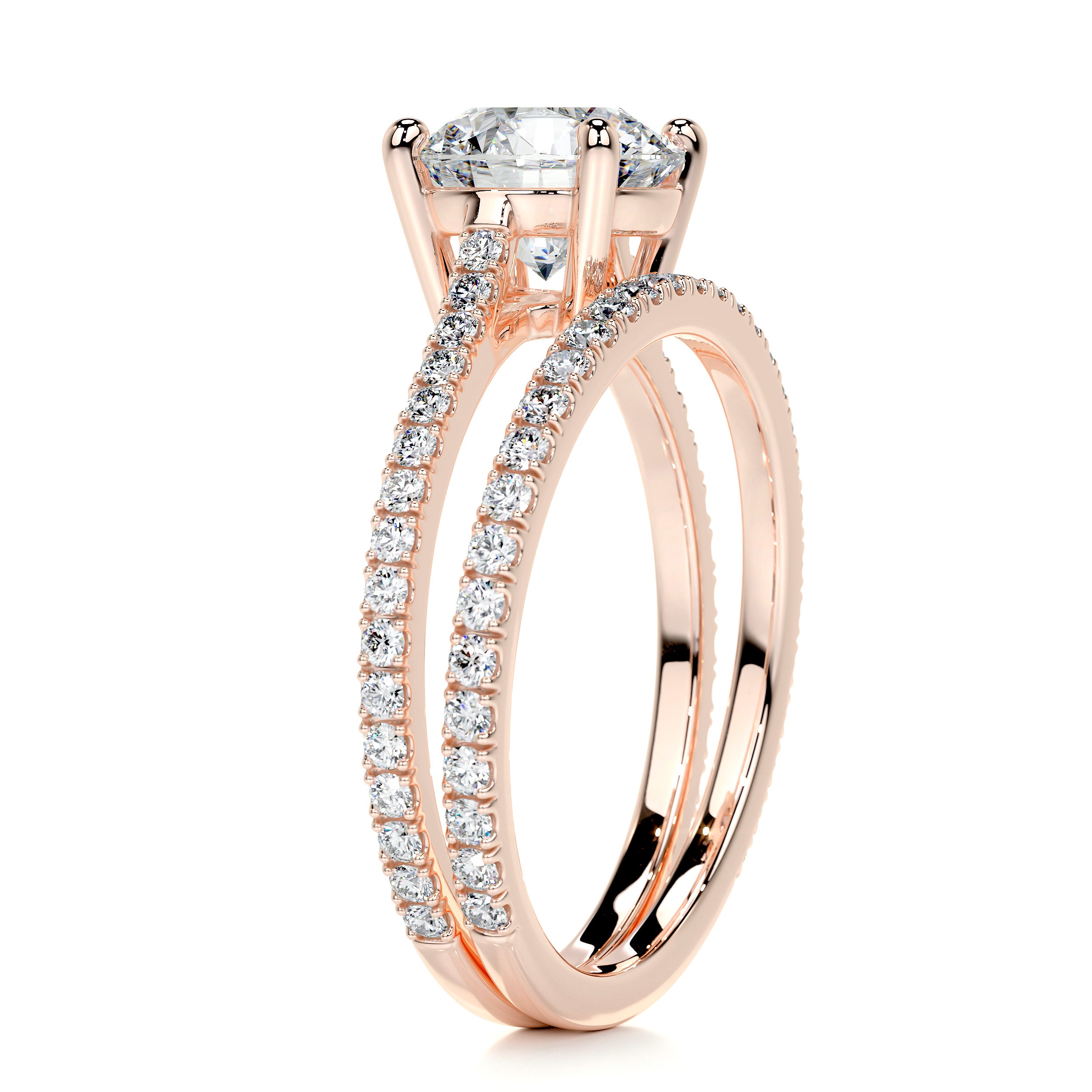 Anna Diamond Bridal Set -14K Rose Gold、mySite、hinf8tx79