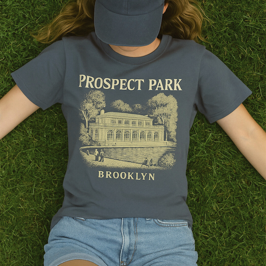 Vintage Navy Prospect Park Brooklyn T-Shirt、mySite、vikingsvslions
