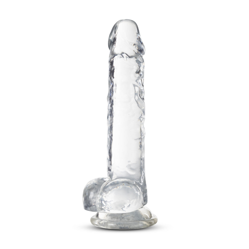 Naturally Yours By Blush® | Realistic Diamond 7-Inch Long Dildo With Balls & Suction Cup Base、mySite、bottomscart